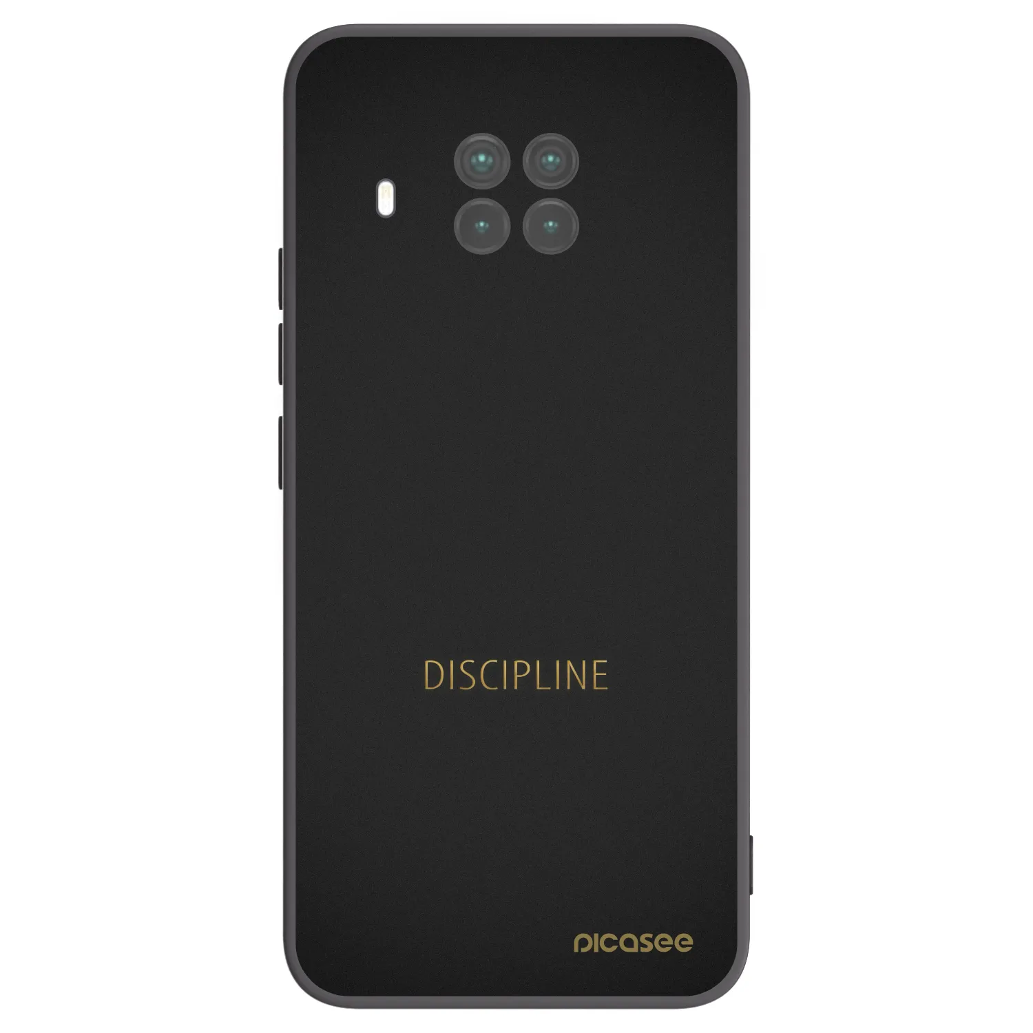 Picasee Μαύρη θήκη σιλικόνης για Xiaomi Mi 10T Lite - Discipline