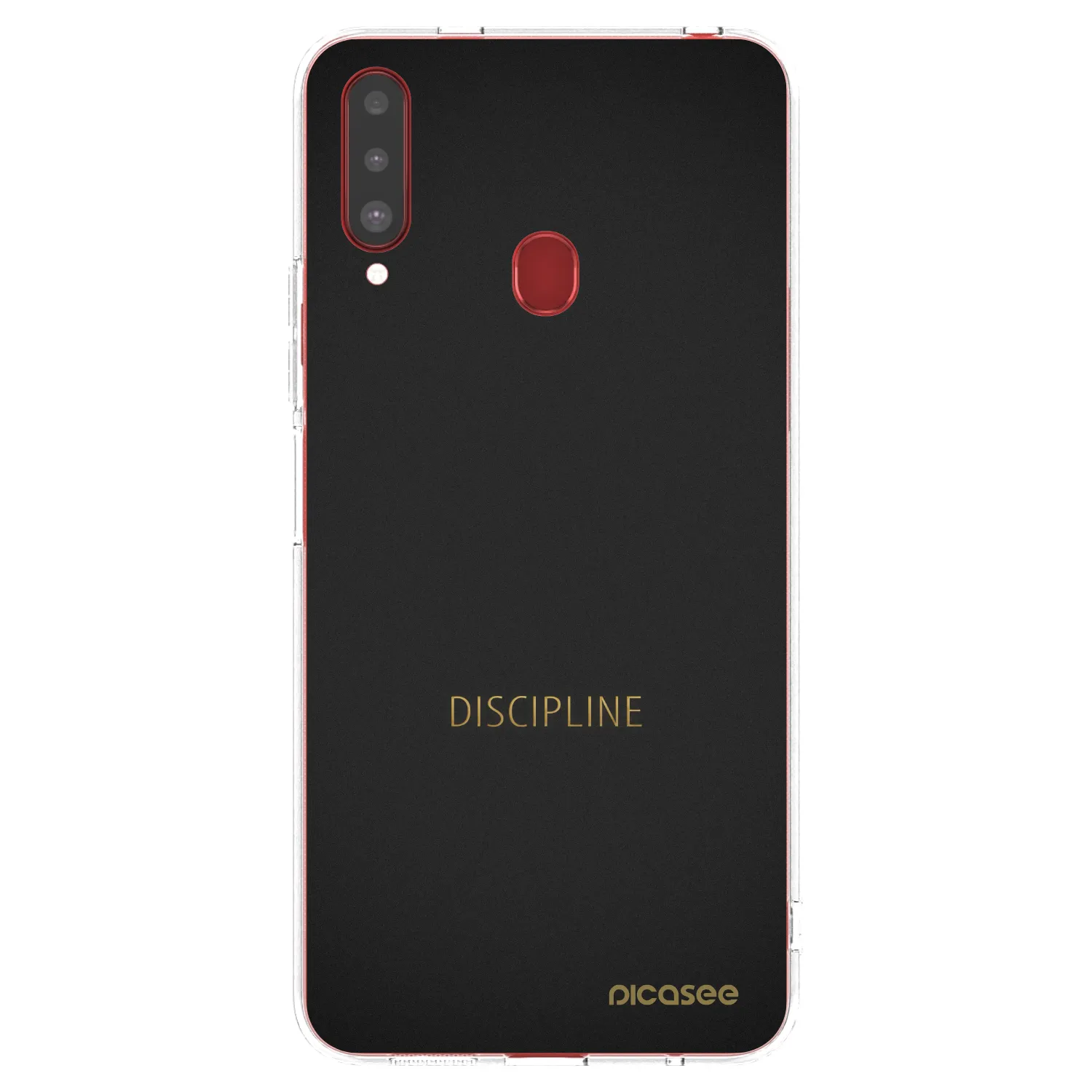Picasee διαφανής θήκη σιλικόνης Samsung Galaxy A20s - Discipline