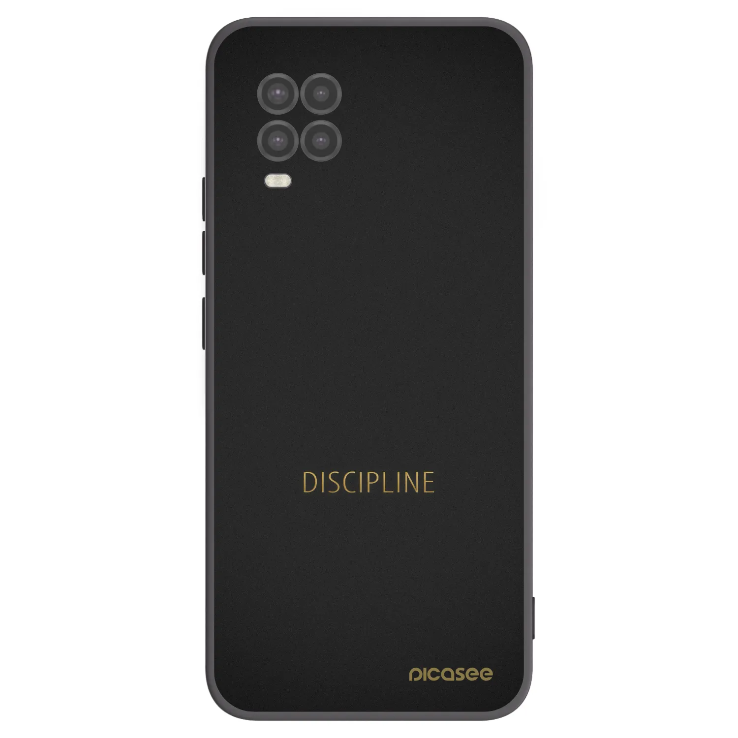 Picasee Μαύρη θήκη σιλικόνης για Xiaomi Mi 10 Lite - Discipline