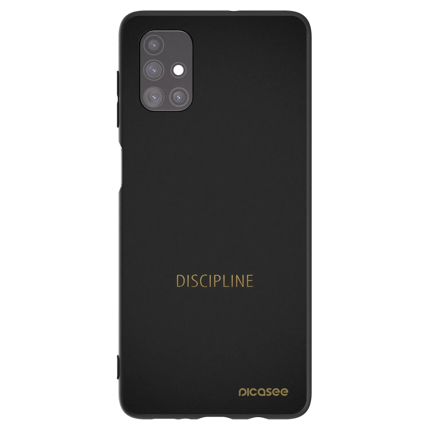 Picasee Μαύρη θήκη σιλικόνης για Samsung Galaxy M51 M515F - Discipline