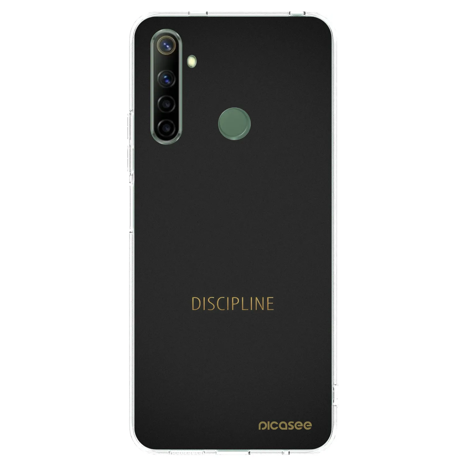 Picasee διαφανής θήκη σιλικόνης Realme 6i - Discipline