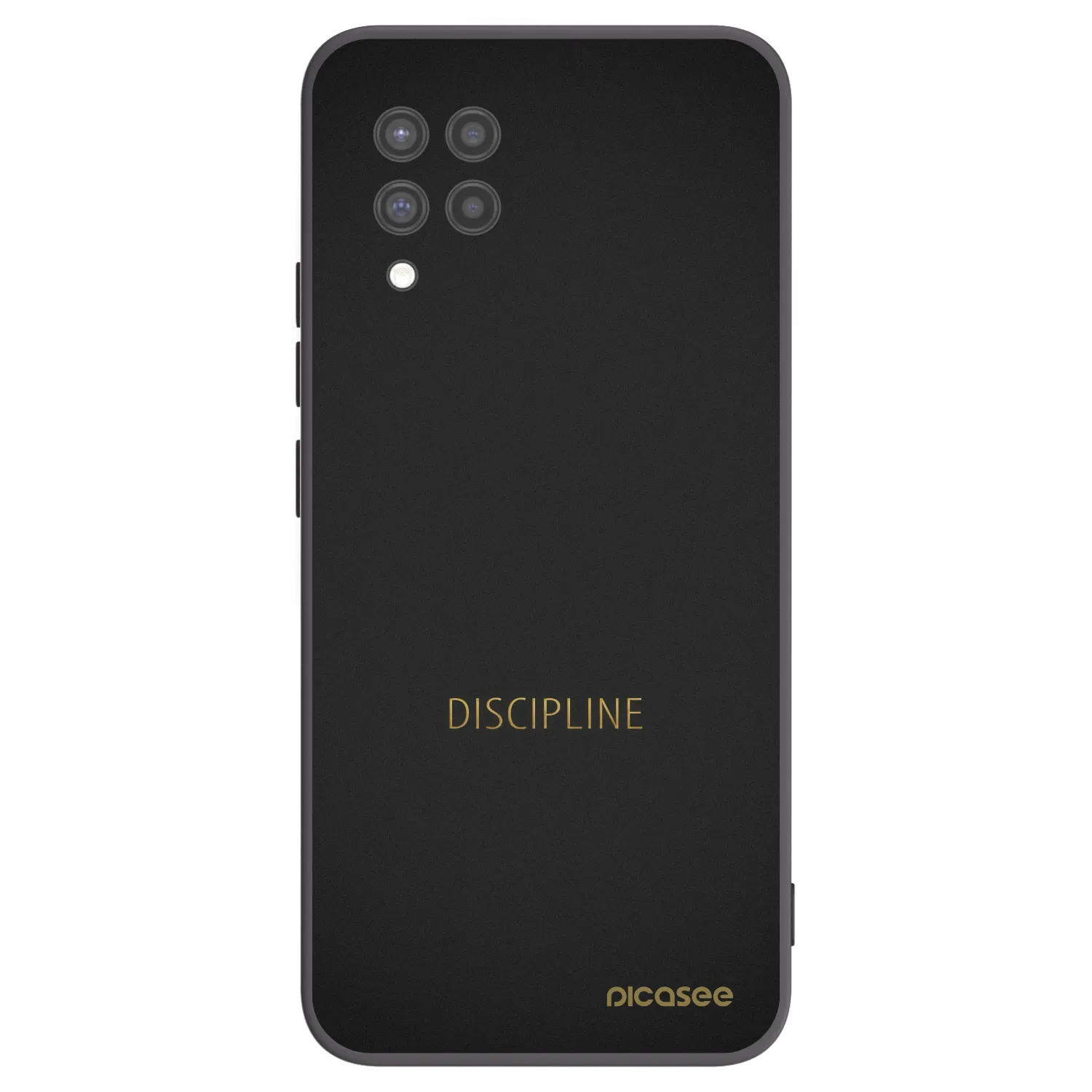 Picasee Μαύρη θήκη σιλικόνης για Samsung Galaxy A42 A426B - Discipline