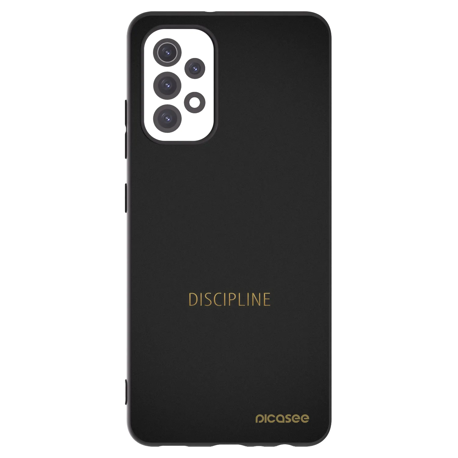 Picasee Μαύρη θήκη σιλικόνης για Samsung Galaxy A32 5G A326B - Discipline