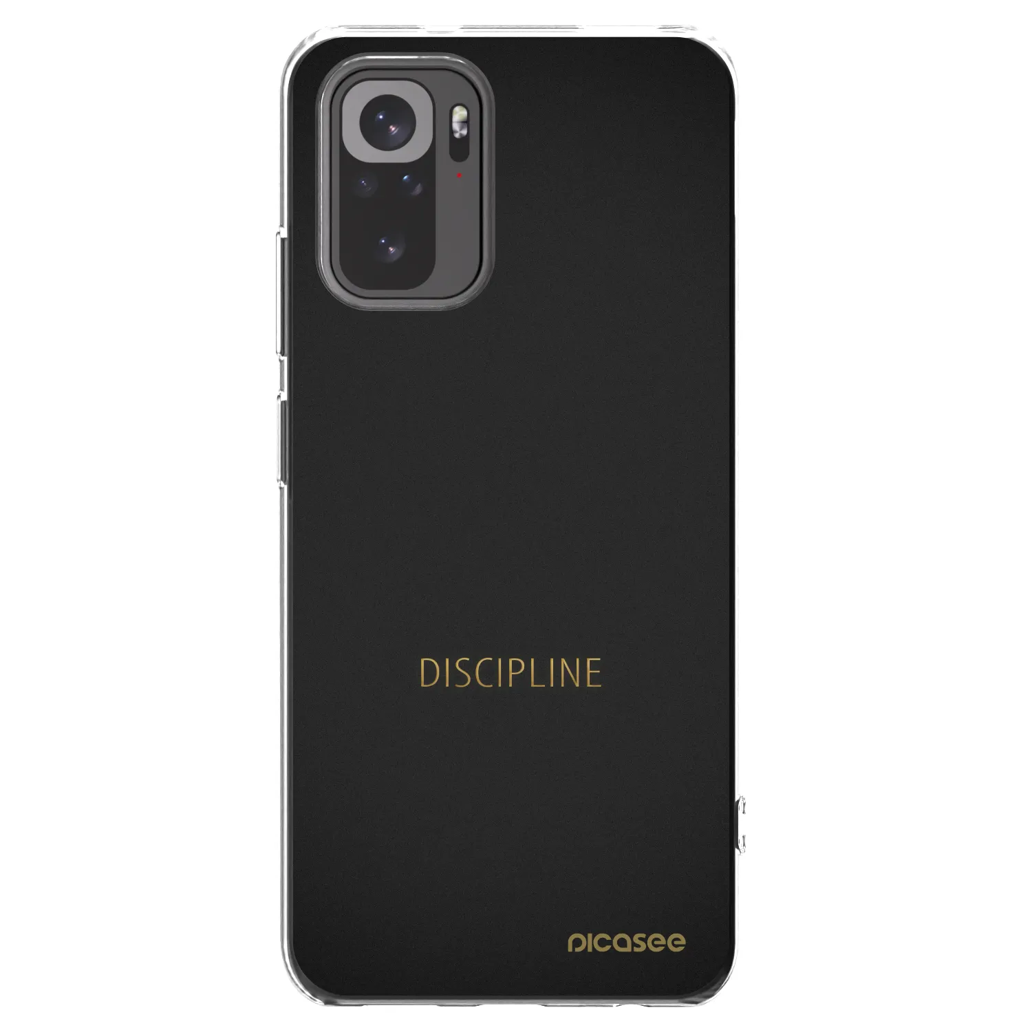 Picasee διαφανής θήκη σιλικόνης Xiaomi Redmi Note 10S - Discipline