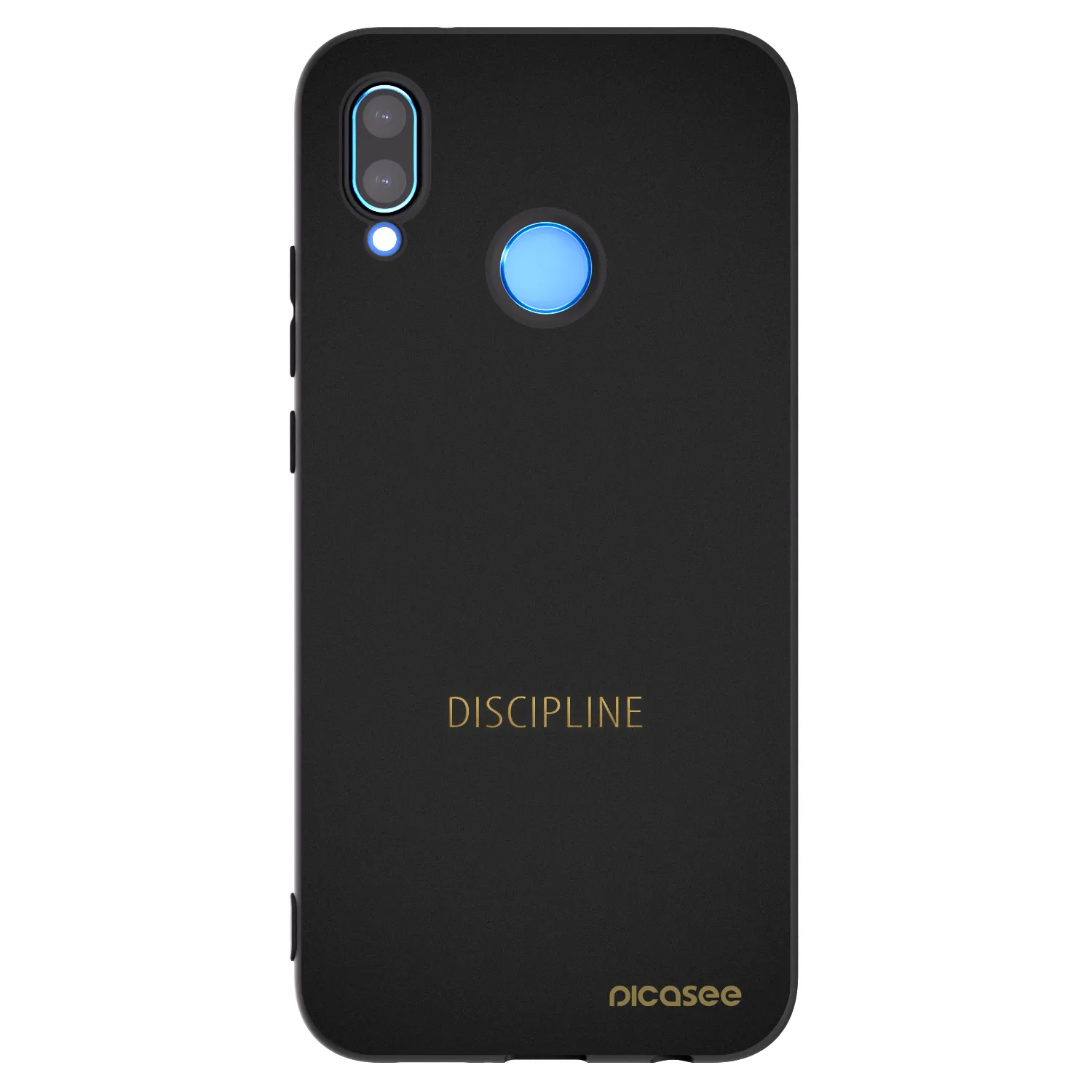 Picasee Μαύρη θήκη σιλικόνης για Huawei Mate 40 Pro - Discipline