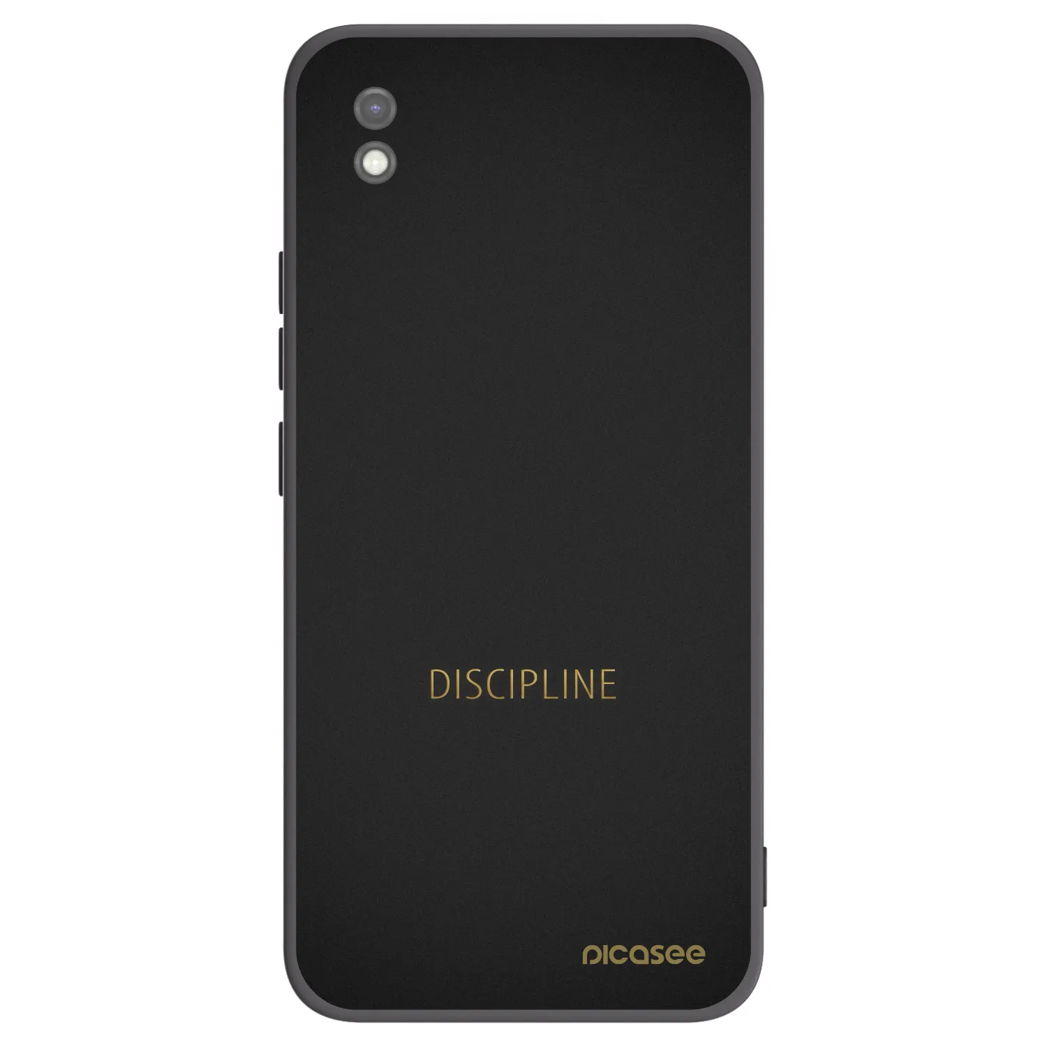 Picasee Μαύρη θήκη σιλικόνης για Xiaomi Redmi 9AT - Discipline