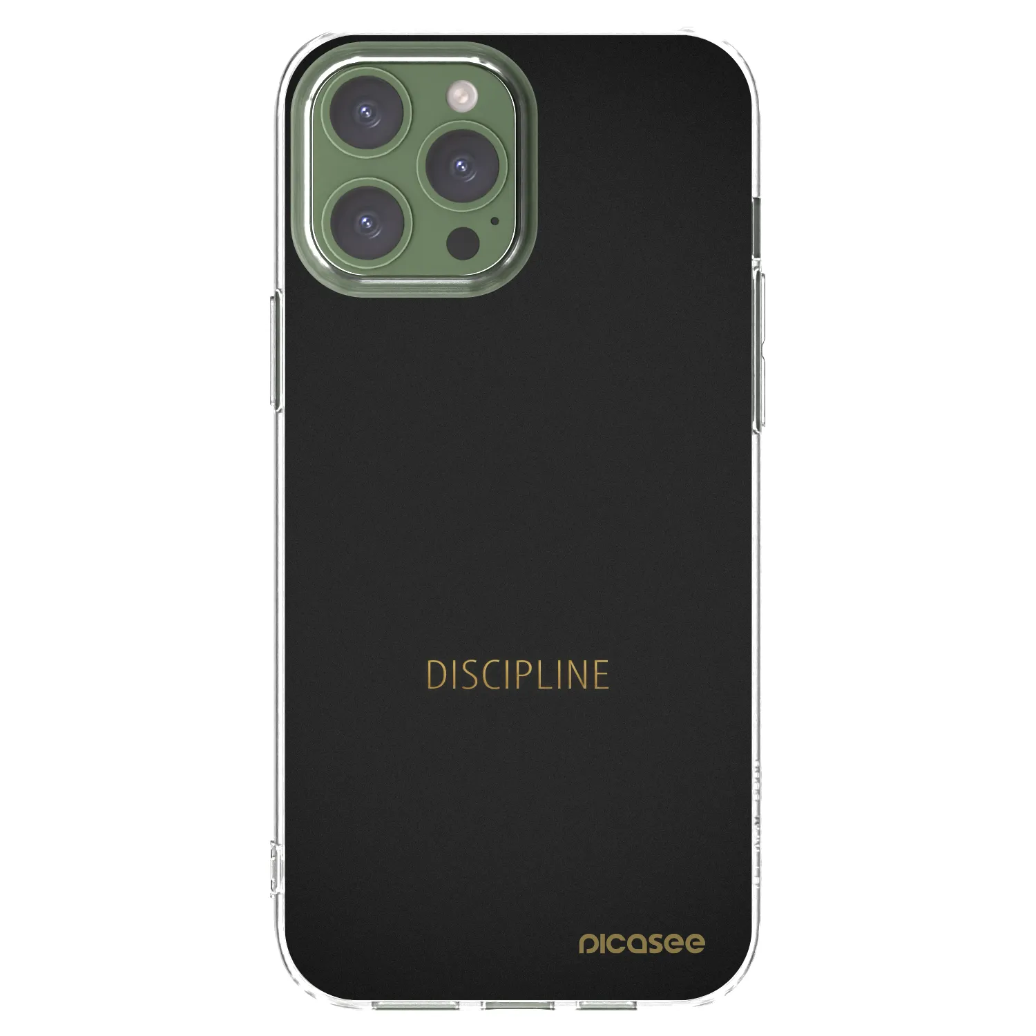 Picasee διαφανής θήκη σιλικόνης Apple iPhone 13 Pro Max - Discipline