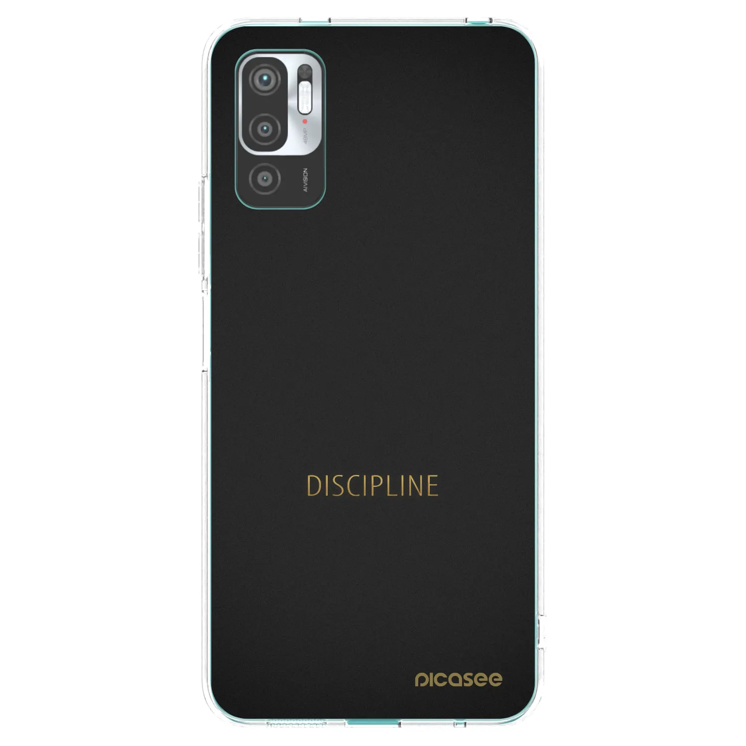 Picasee διαφανής θήκη σιλικόνης Xiaomi Redmi Note 10 5G - Discipline