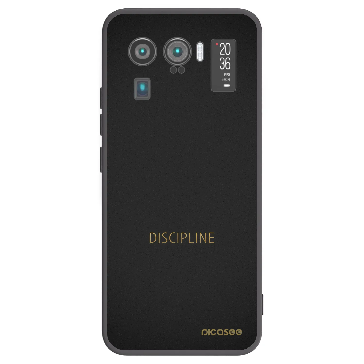 Picasee Μαύρη θήκη σιλικόνης για Xiaomi Mi 11 Ultra - Discipline