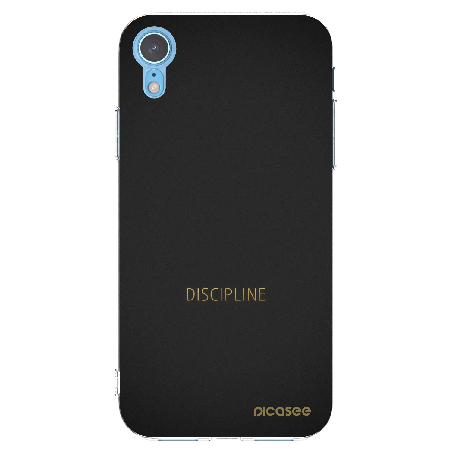 Picasee διαφανής θήκη σιλικόνης Apple iPhone XR - Discipline
