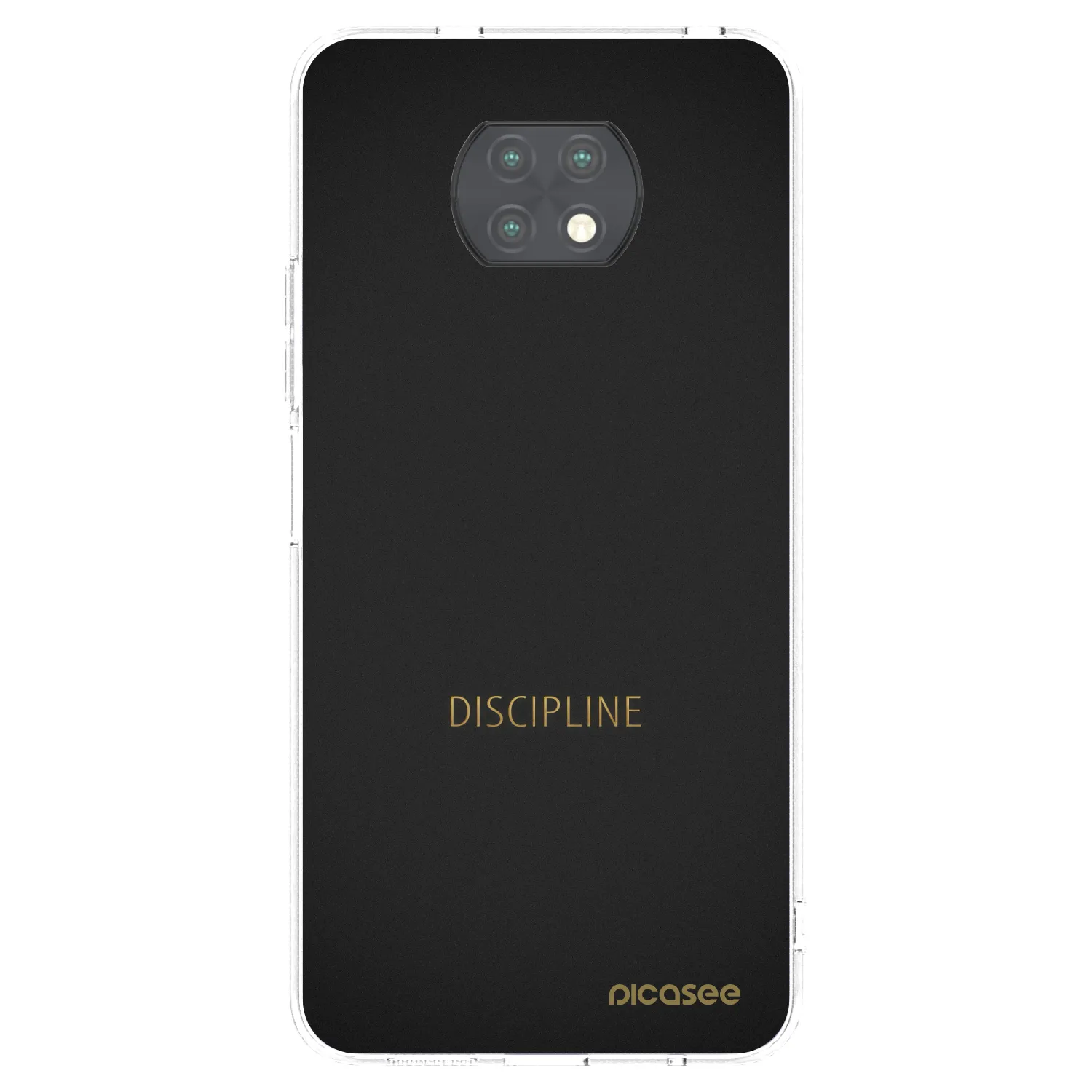 Picasee διαφανής θήκη σιλικόνης Xiaomi Redmi Note 9T - Discipline