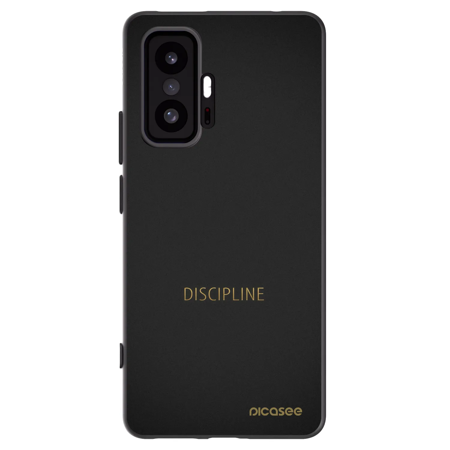 Picasee Μαύρη θήκη σιλικόνης για Xiaomi 11T - Discipline
