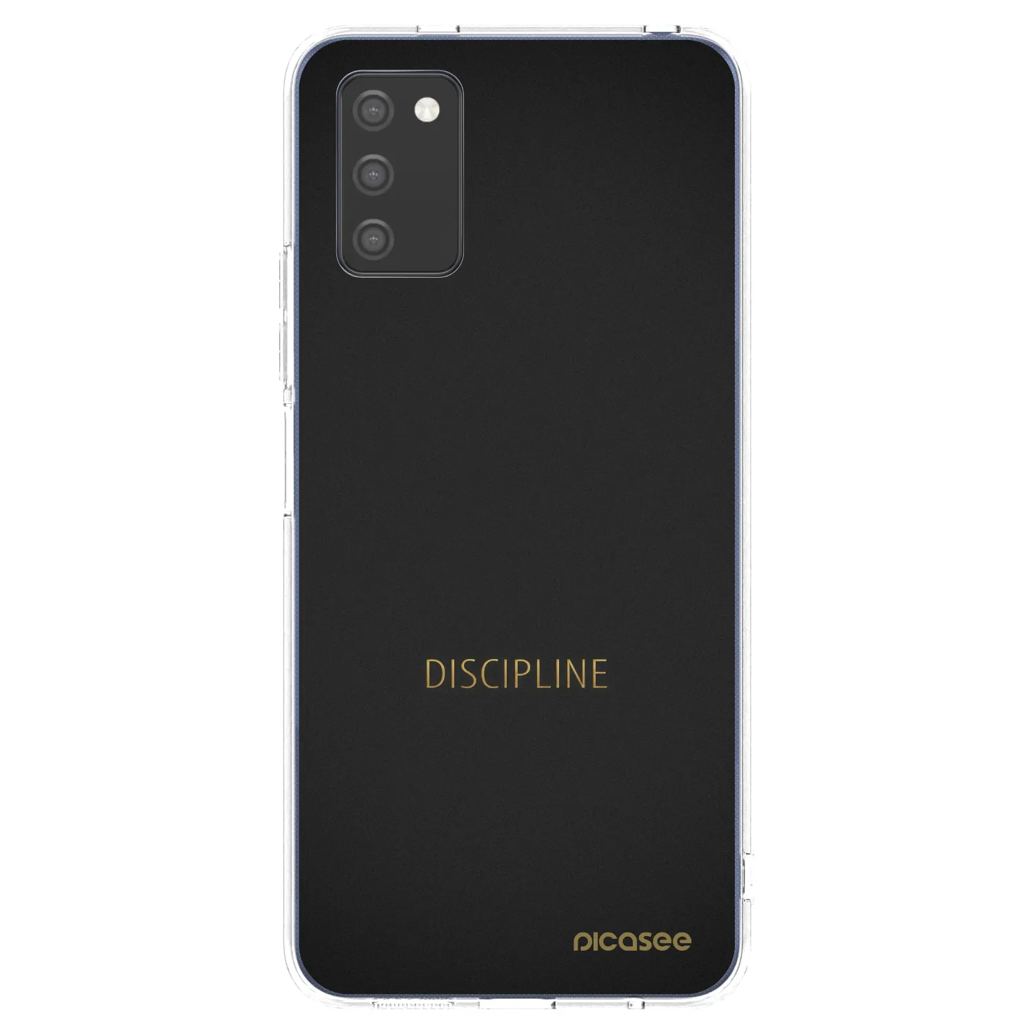 Picasee διαφανής θήκη σιλικόνης Samsung Galaxy A03s A037G - Discipline