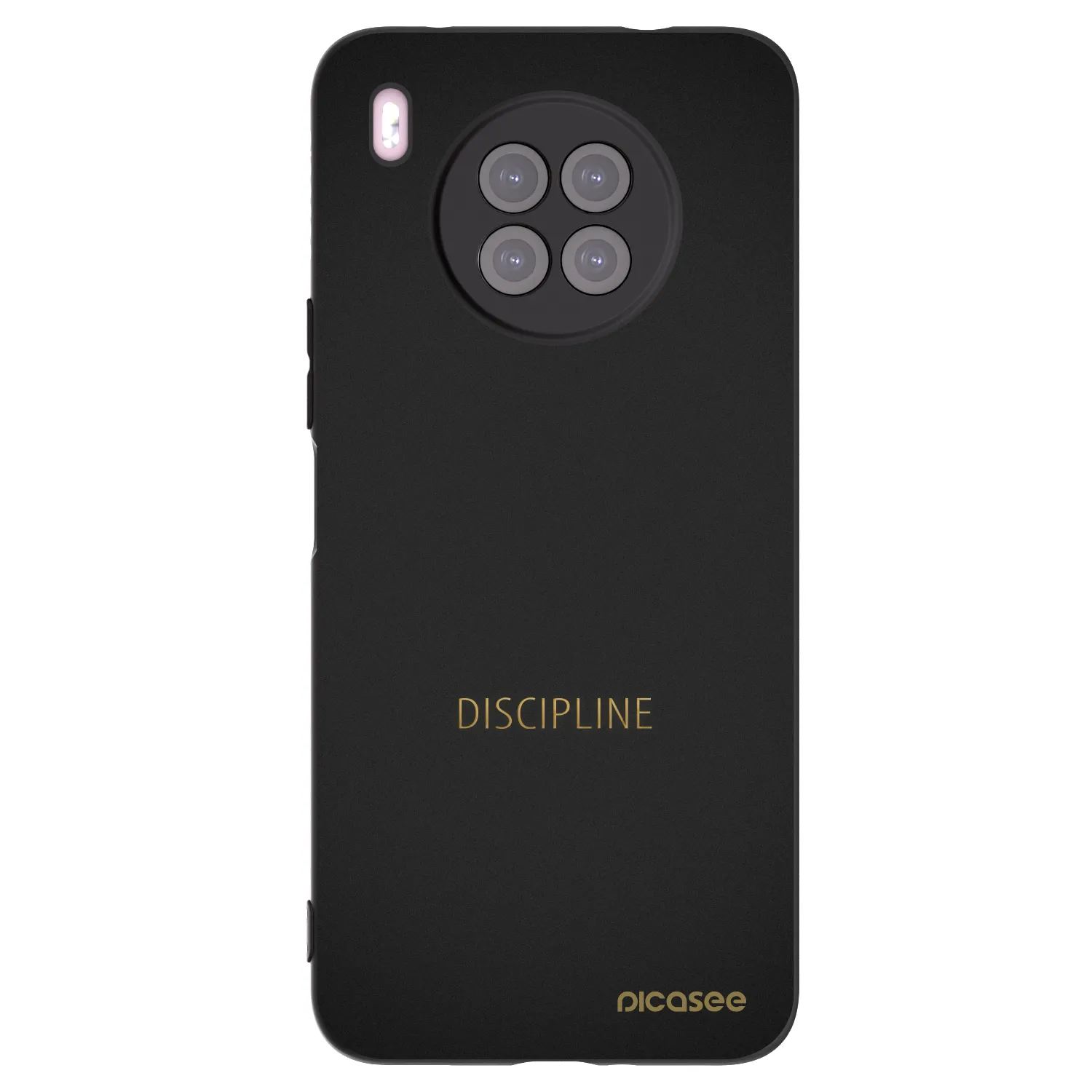 Picasee Μαύρη θήκη σιλικόνης για Huawei Nova 8i - Discipline