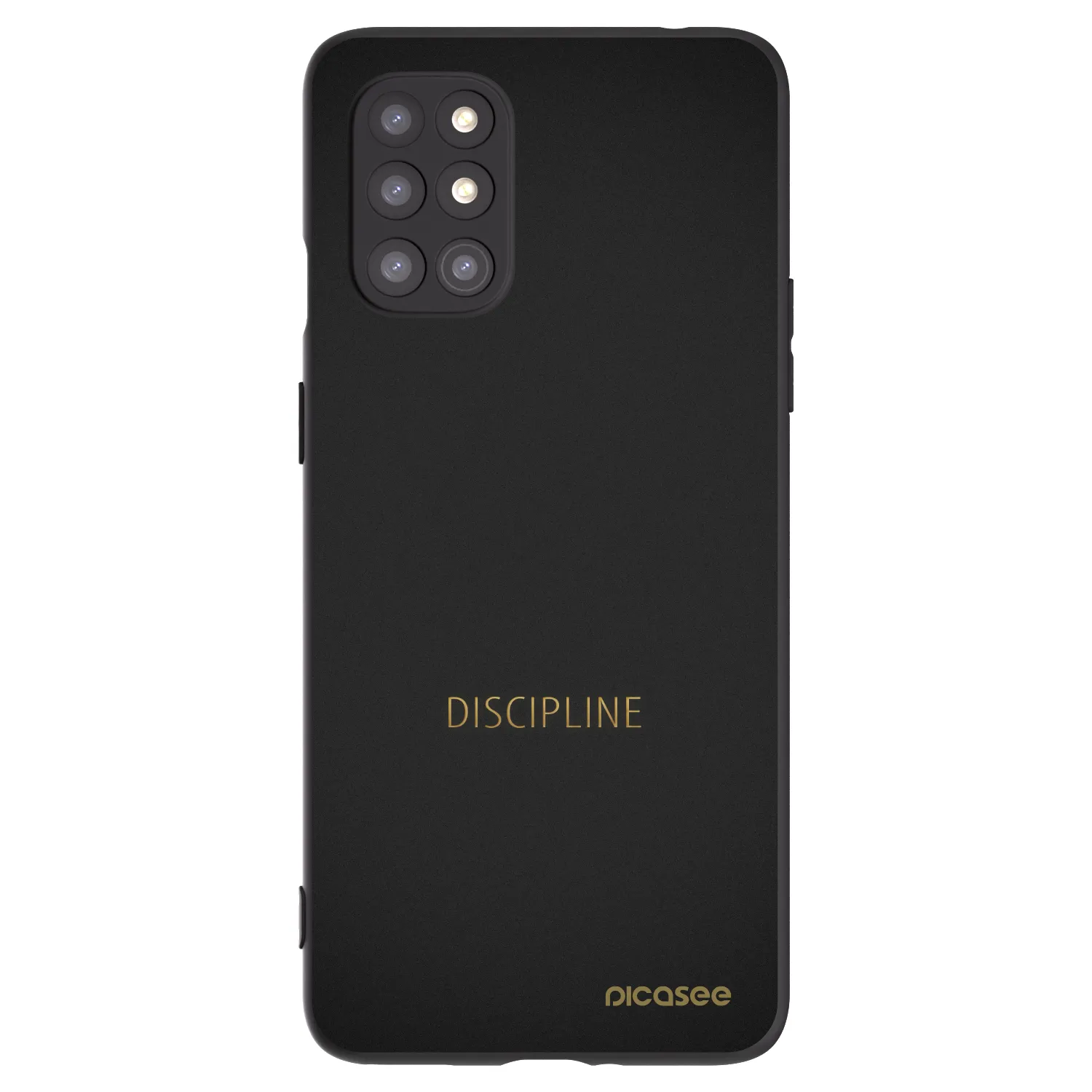 Picasee Μαύρη θήκη σιλικόνης για OnePlus 8T - Discipline