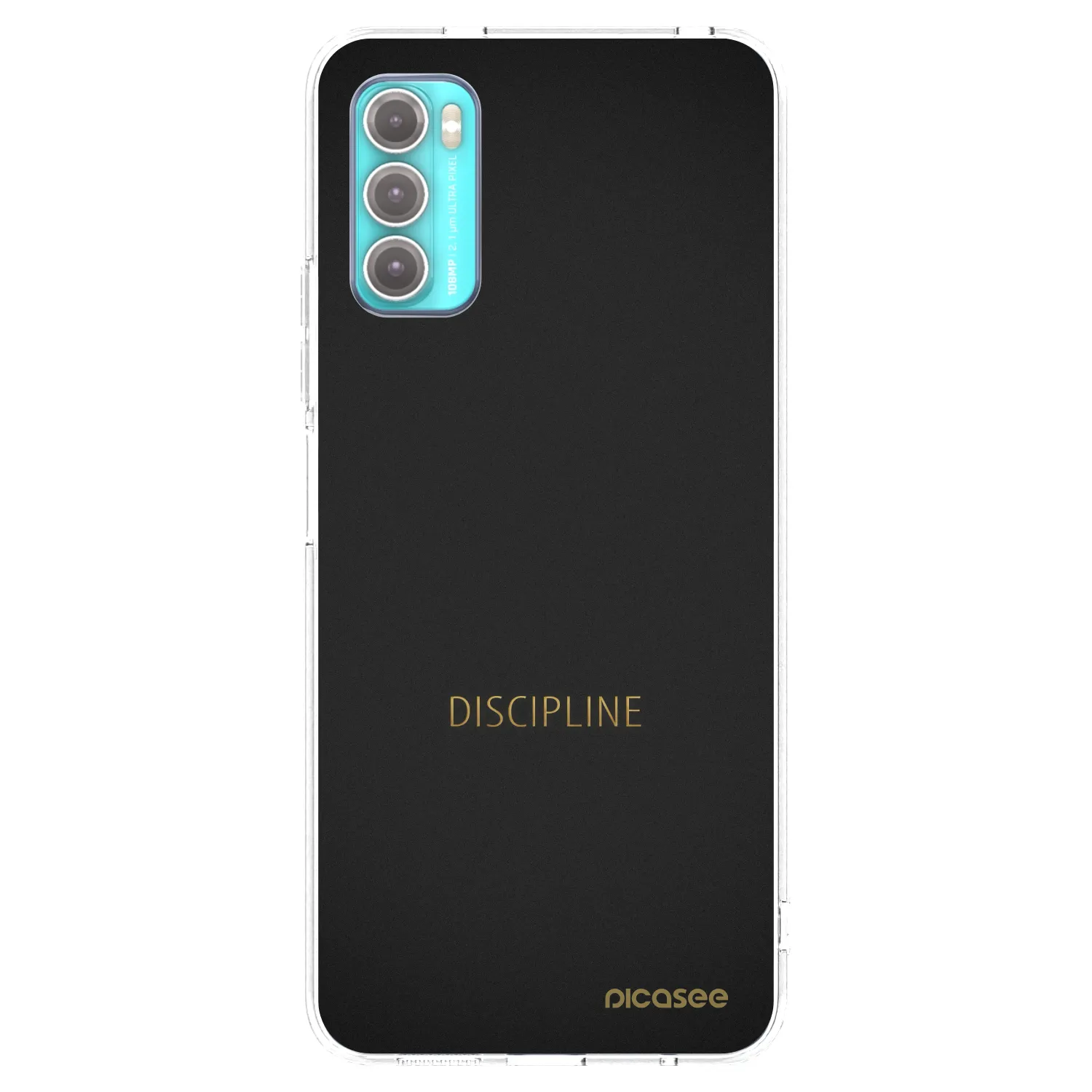 Picasee διαφανής θήκη σιλικόνης Motorola Moto G60 - Discipline