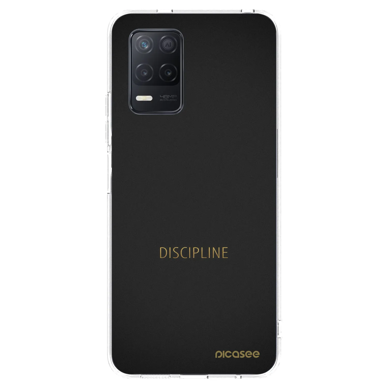 Picasee διαφανής θήκη σιλικόνης Realme 8 5G - Discipline