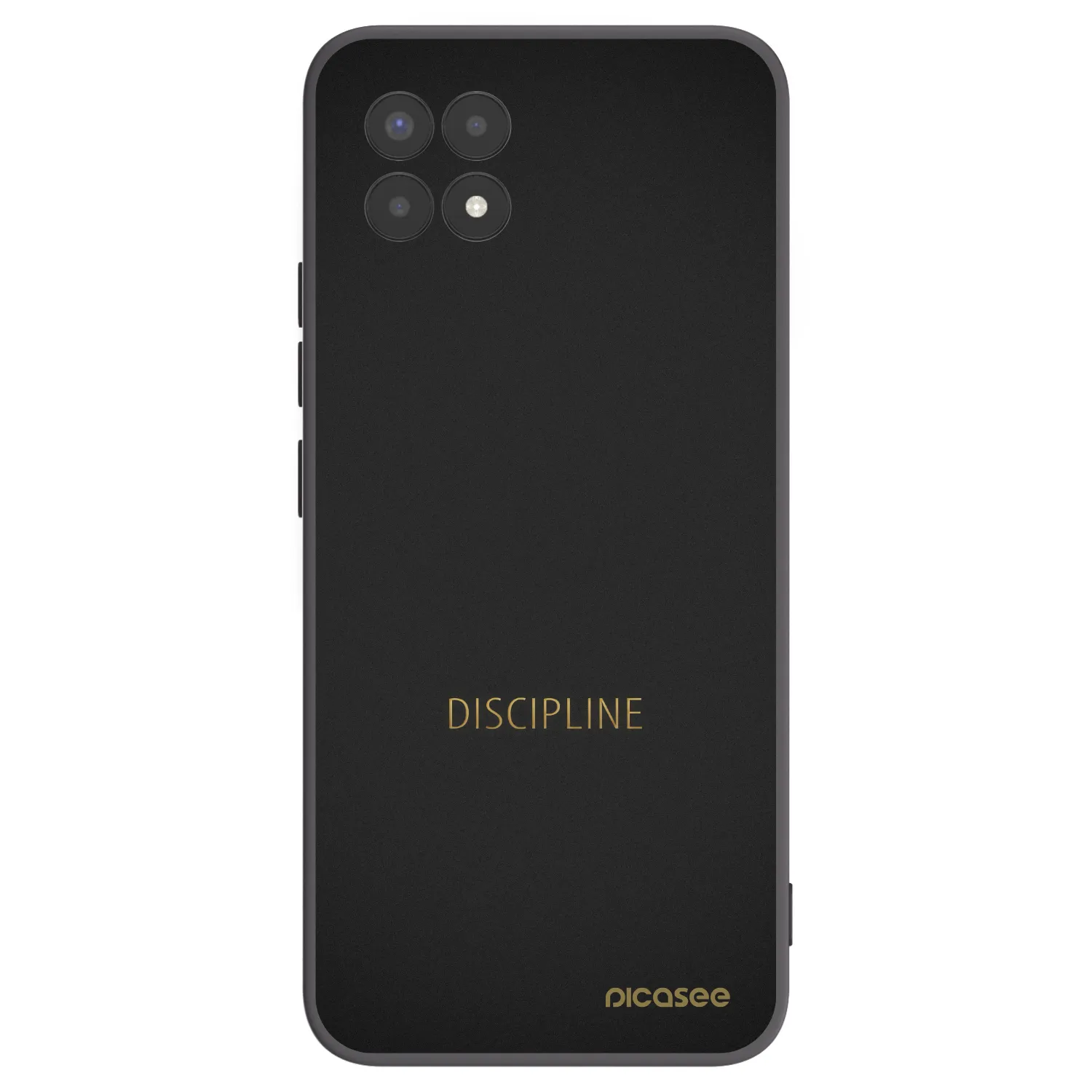 Picasee Μαύρη θήκη σιλικόνης για Realme 8i - Discipline