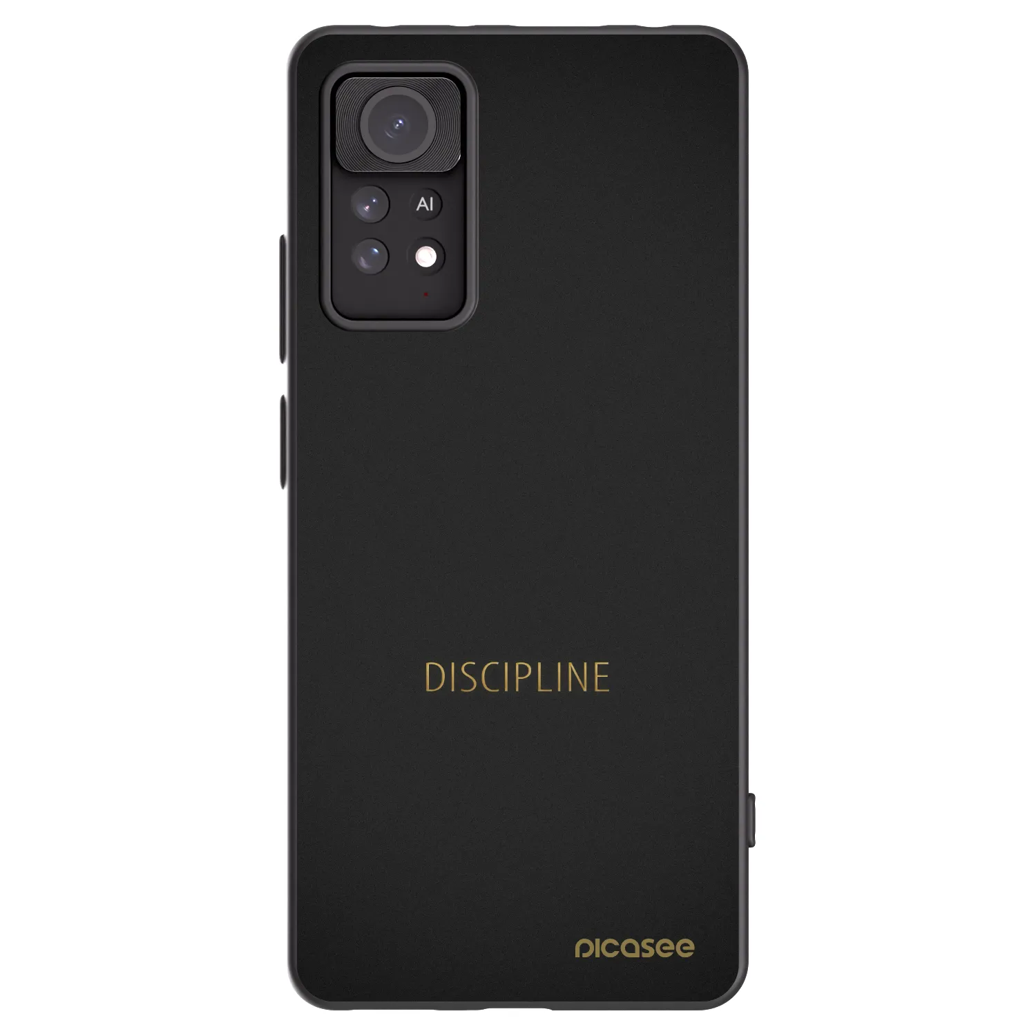 Picasee Μαύρη θήκη σιλικόνης για Xiaomi Redmi Note 11 Pro - Discipline