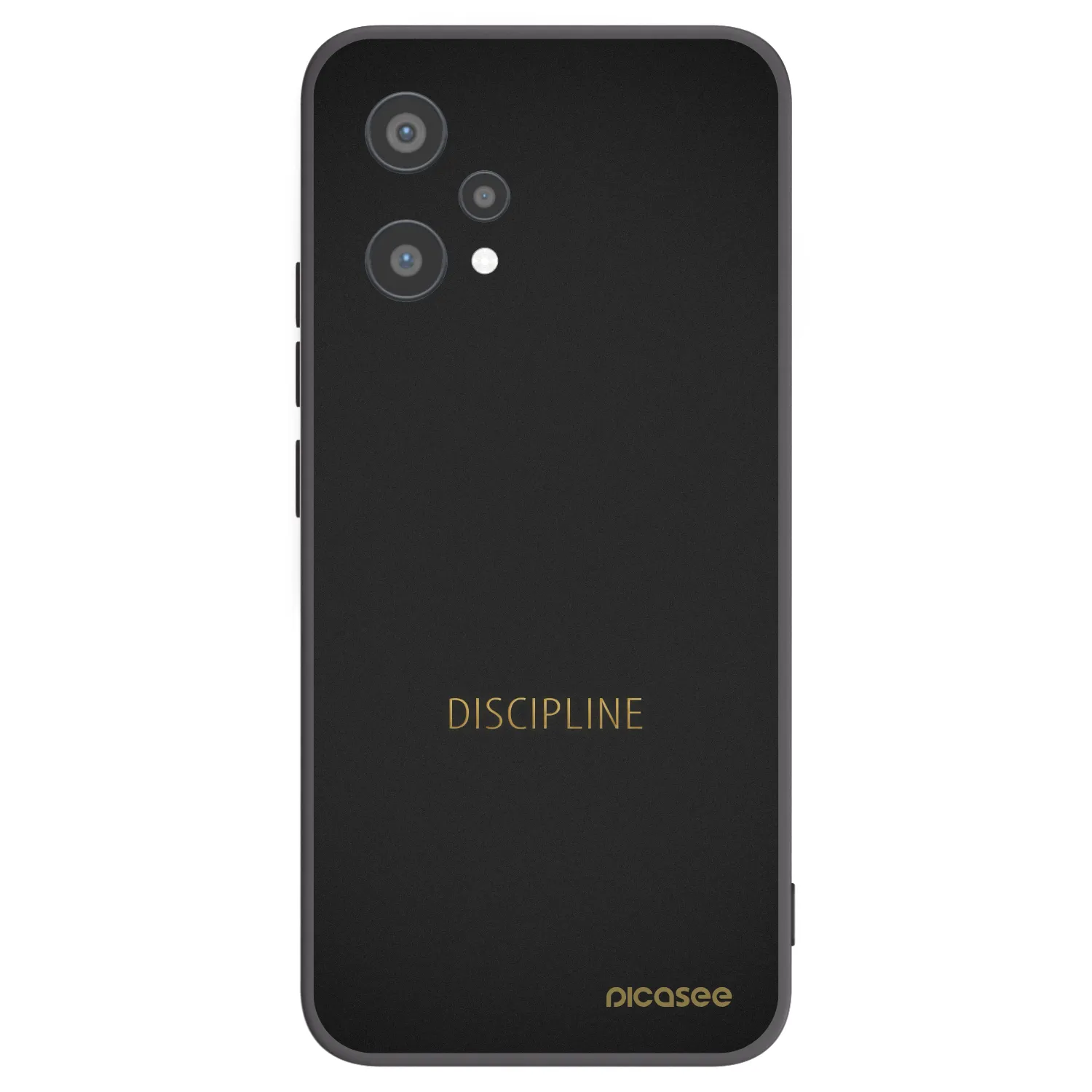 Picasee Μαύρη θήκη σιλικόνης για Realme 9 Pro 5G - Discipline