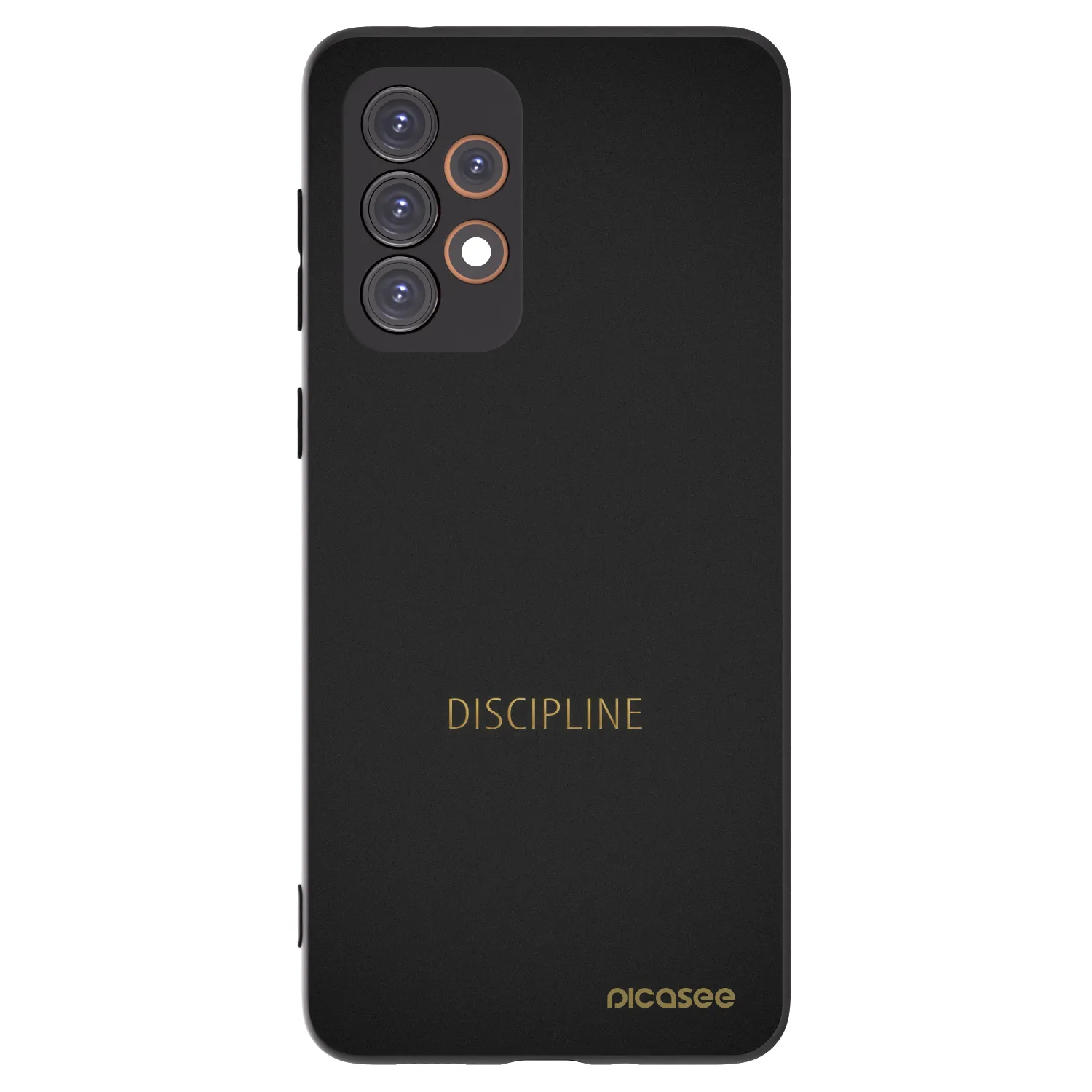 Picasee Μαύρη θήκη σιλικόνης για Samsung Galaxy A33 5G A336 - Discipline