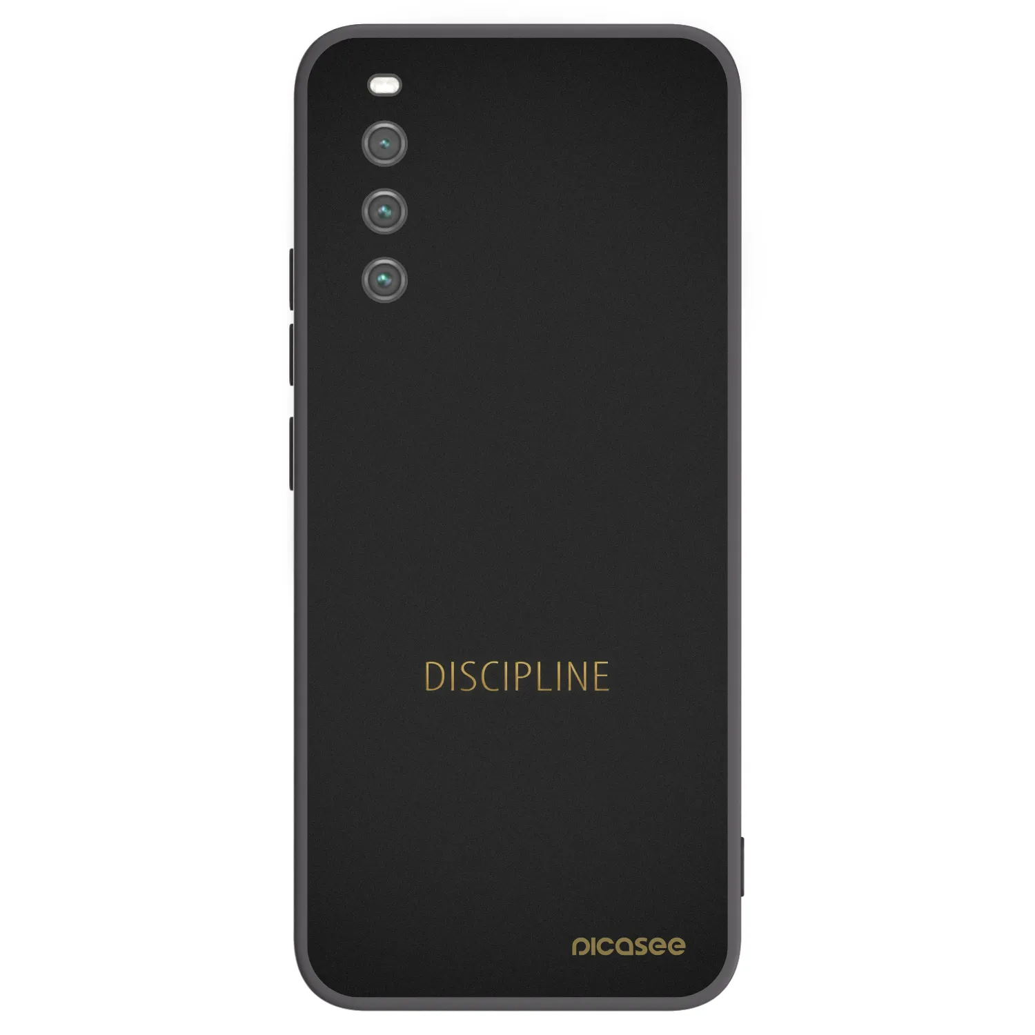 Picasee Μαύρη θήκη σιλικόνης για Sony Xperia 10 IV 5G - Discipline