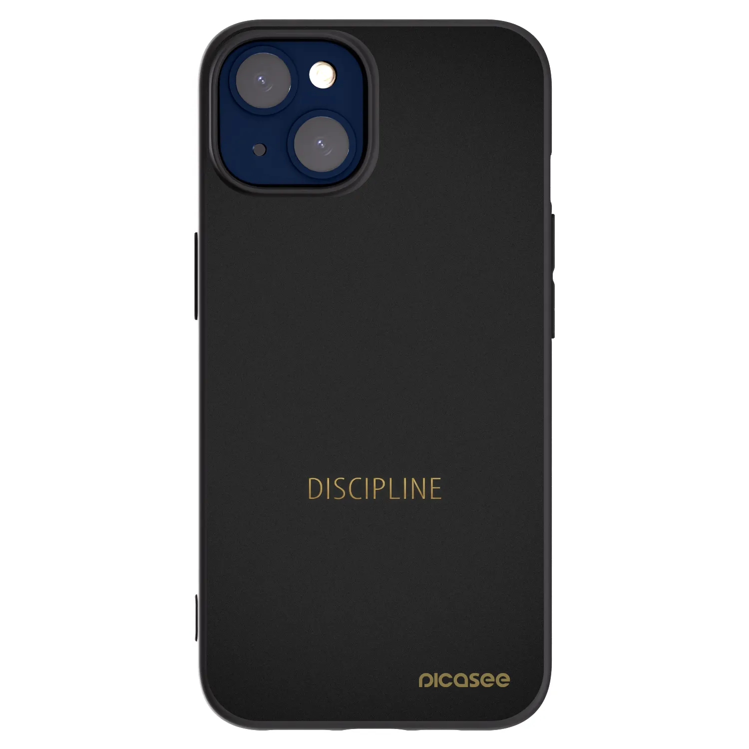 Picasee Μαύρη θήκη σιλικόνης για Apple iPhone 14 - Discipline
