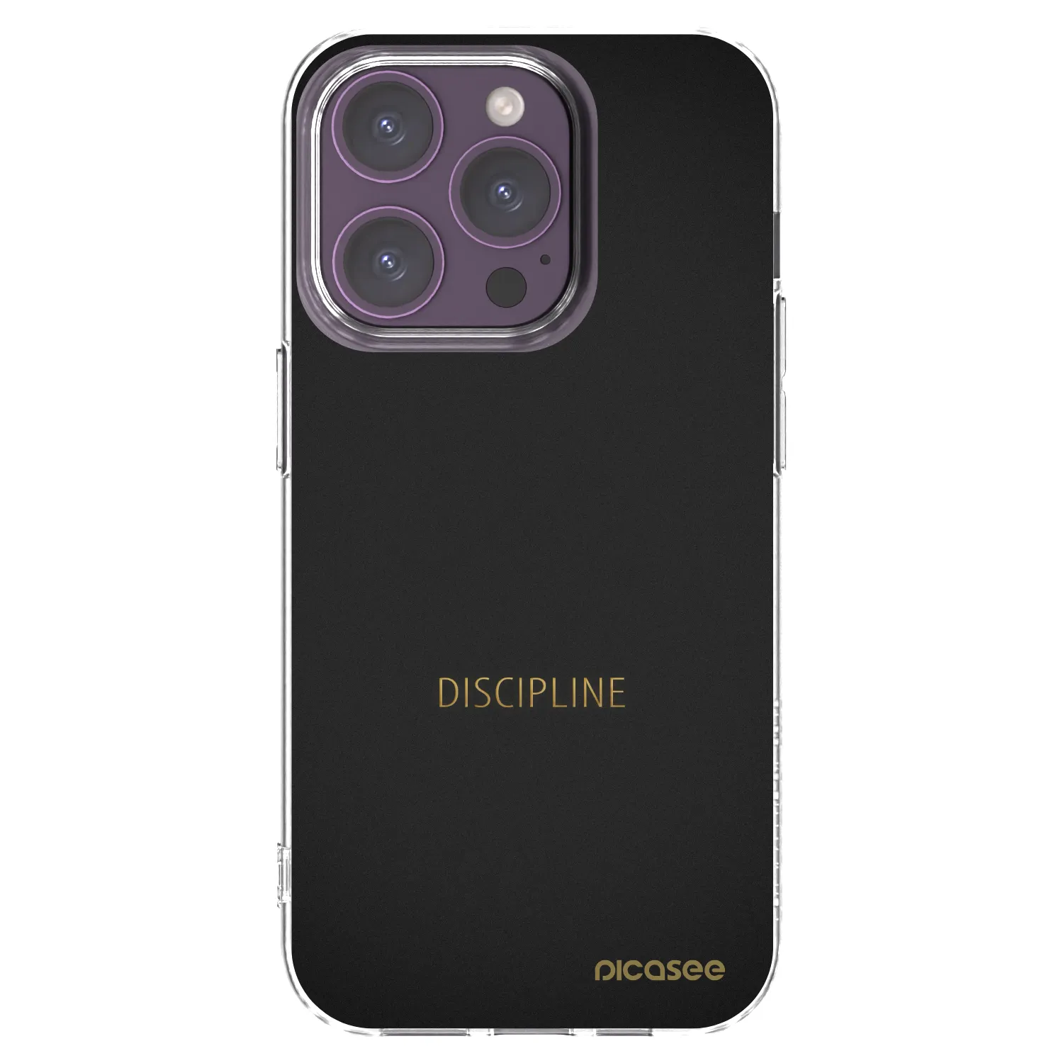 Picasee διαφανής θήκη σιλικόνης Apple iPhone 14 Pro - Discipline
