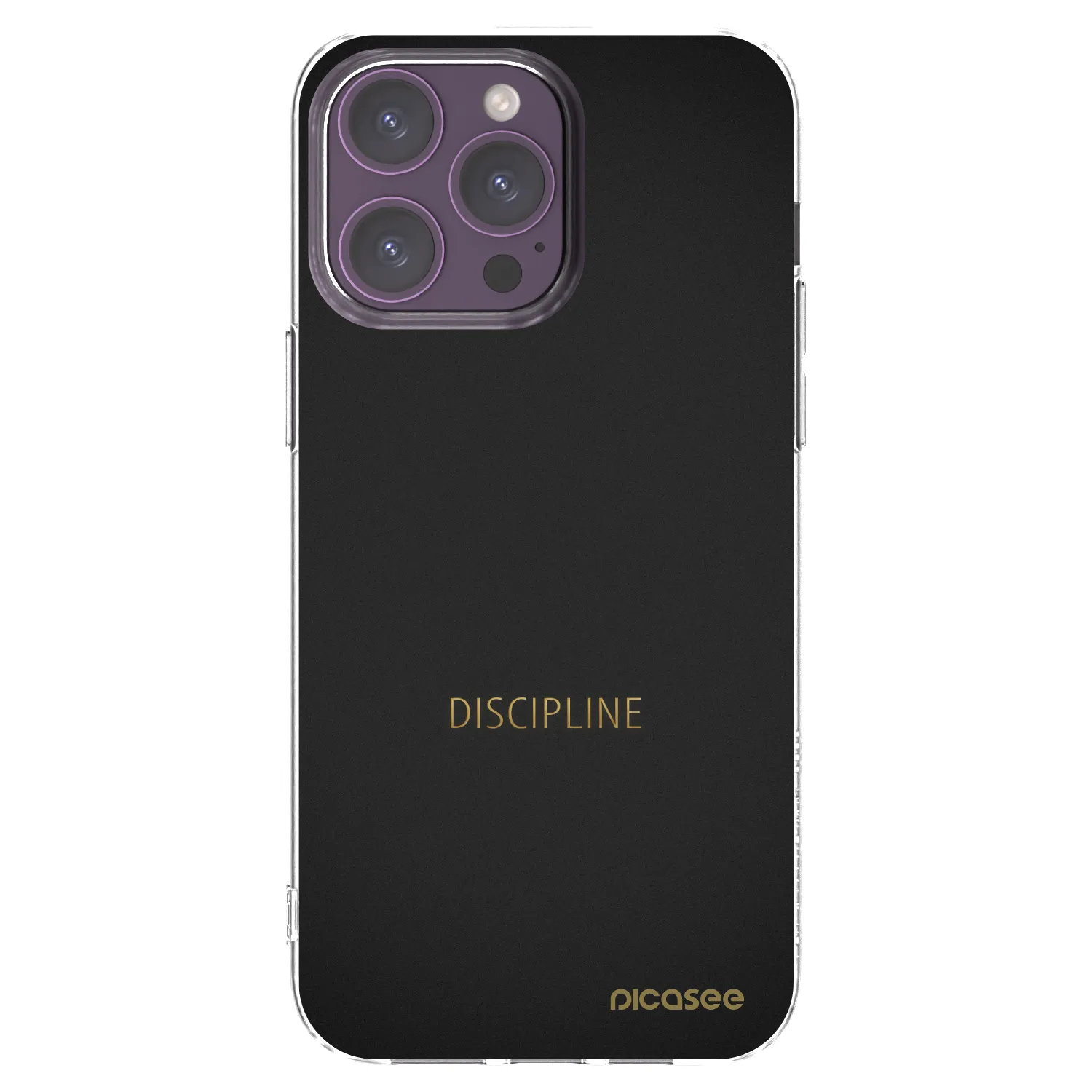 Picasee διαφανής θήκη σιλικόνης Apple iPhone 14 Pro Max - Discipline