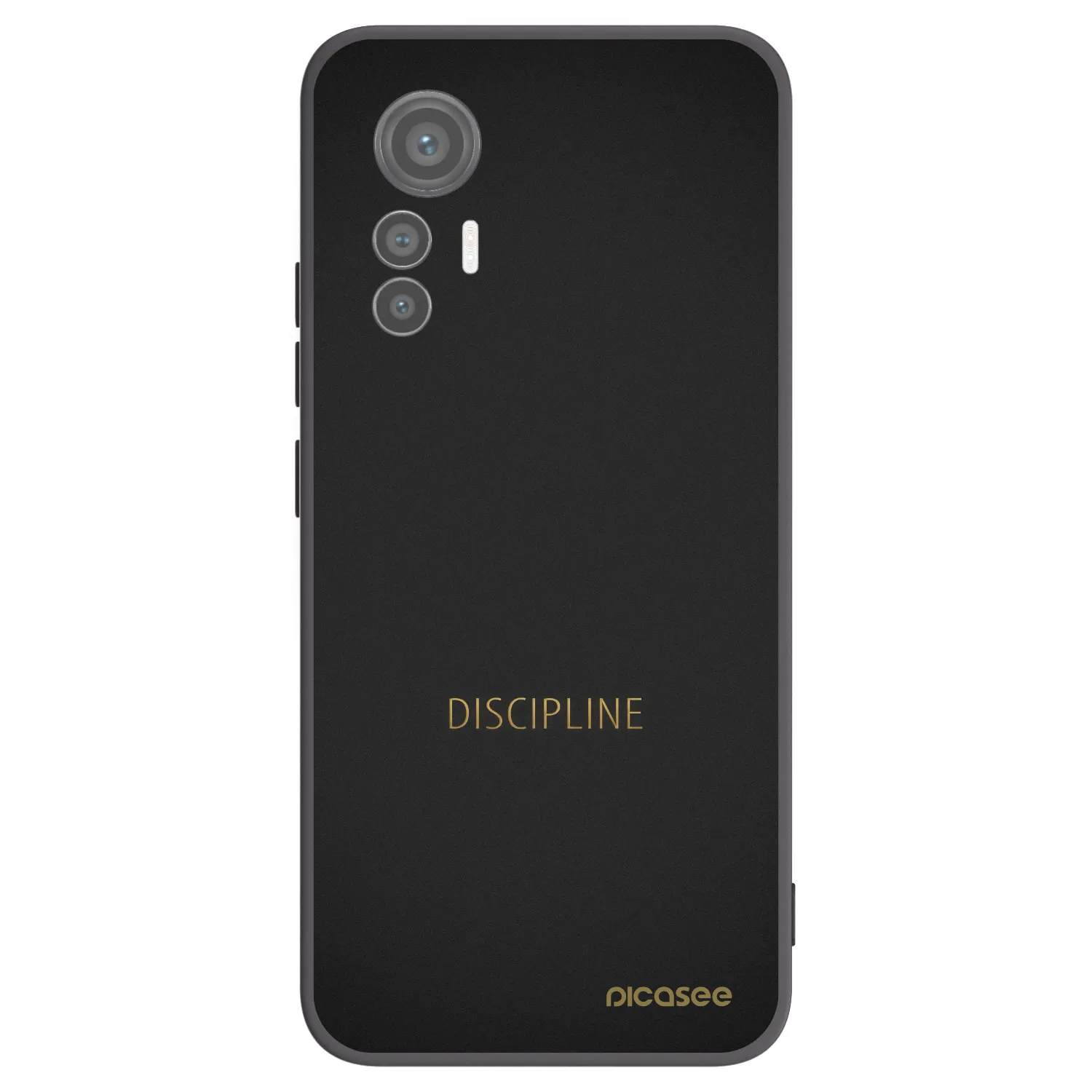 Picasee Μαύρη θήκη σιλικόνης για Xiaomi 12 Lite - Discipline