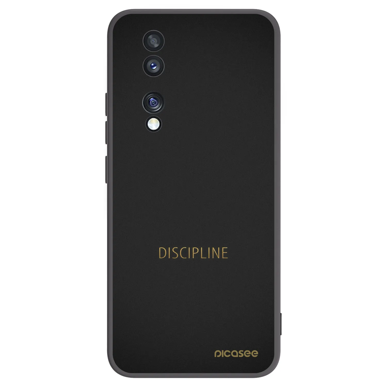 Picasee Μαύρη θήκη σιλικόνης για Honor 70 - Discipline