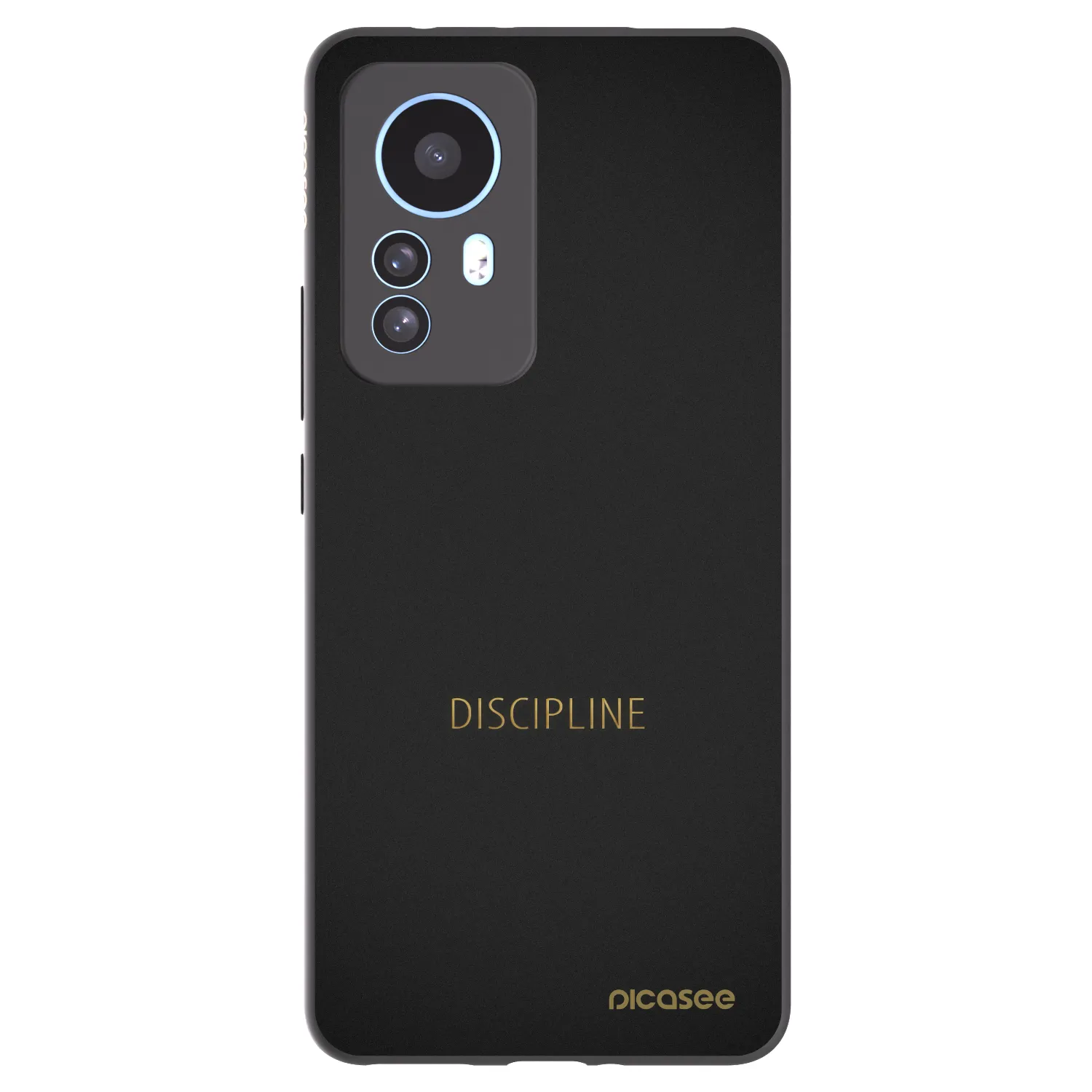 Picasee Μαύρη θήκη σιλικόνης για Xiaomi 12T - Discipline