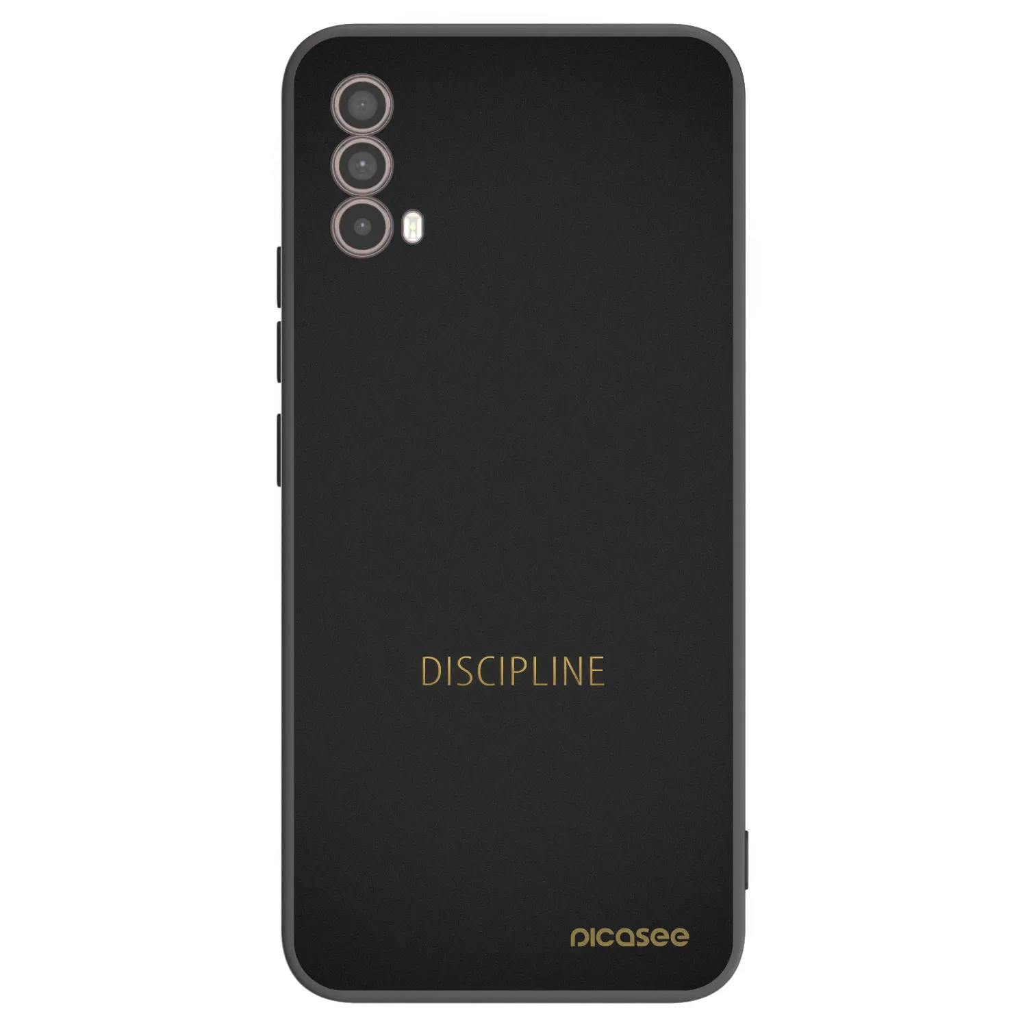 Picasee Μαύρη θήκη σιλικόνης για Motorola Moto E40 - Discipline