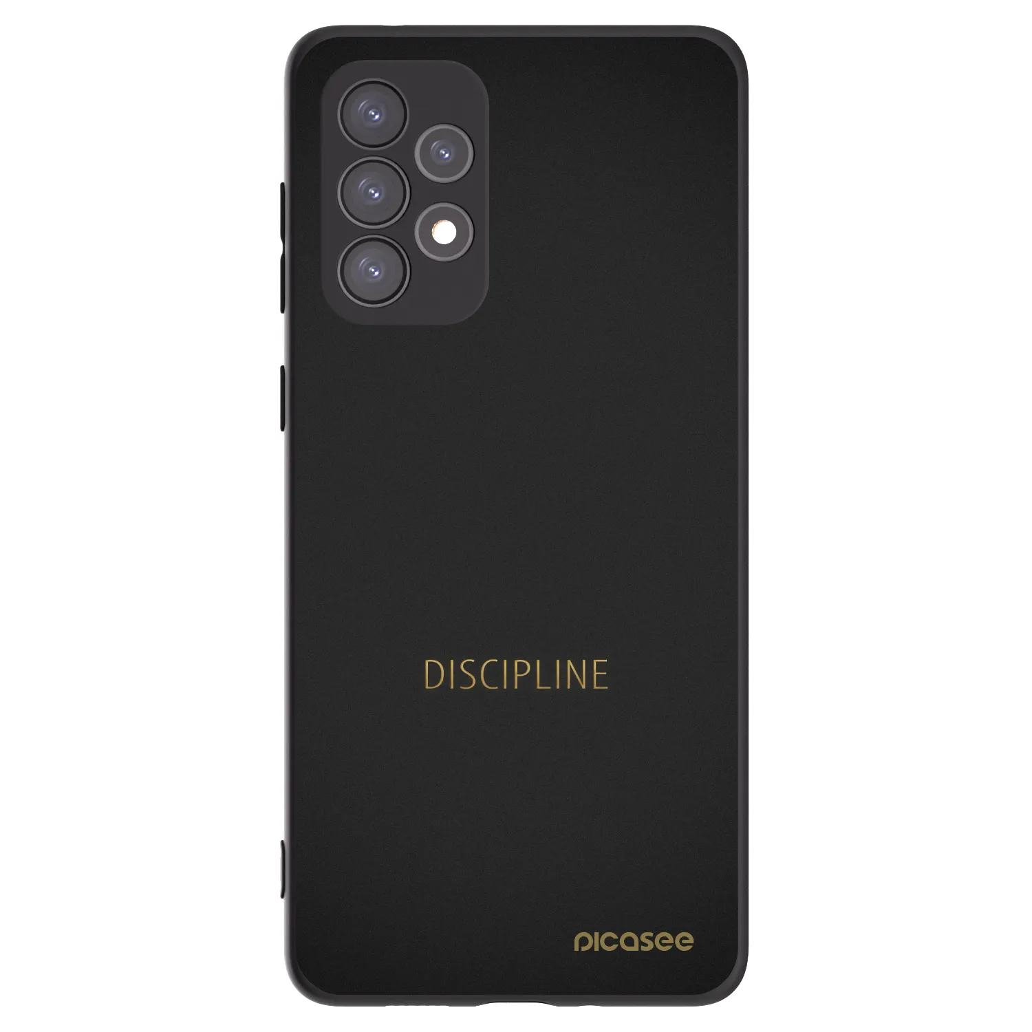 Picasee Μαύρη θήκη σιλικόνης για Samsung Galaxy A73 5G - Discipline