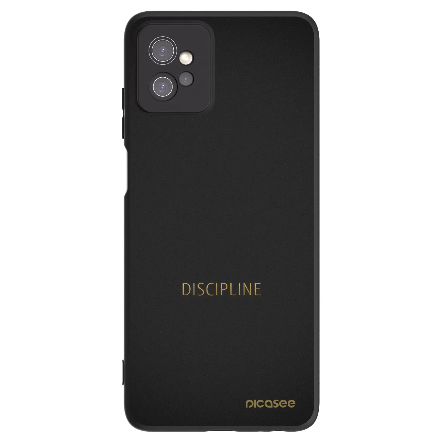Picasee Μαύρη θήκη σιλικόνης για Motorola Moto G32 - Discipline
