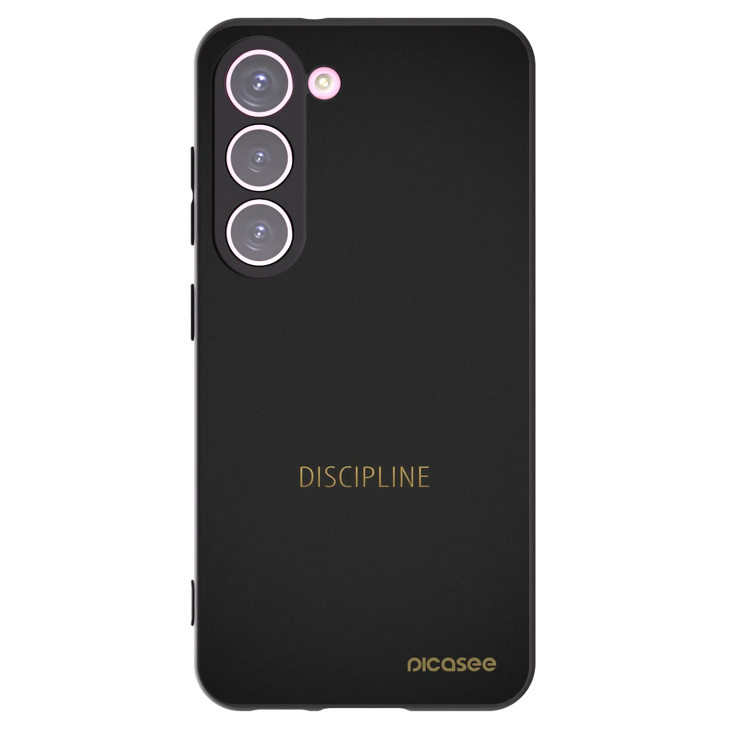 Picasee Μαύρη θήκη σιλικόνης για Samsung Galaxy S23 5G - Discipline