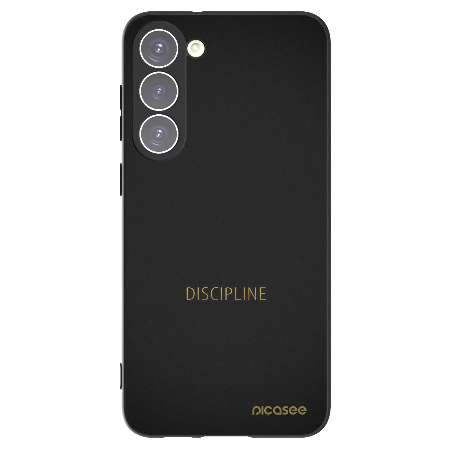 Picasee Μαύρη θήκη σιλικόνης για Samsung Galaxy S23+ 5G - Discipline