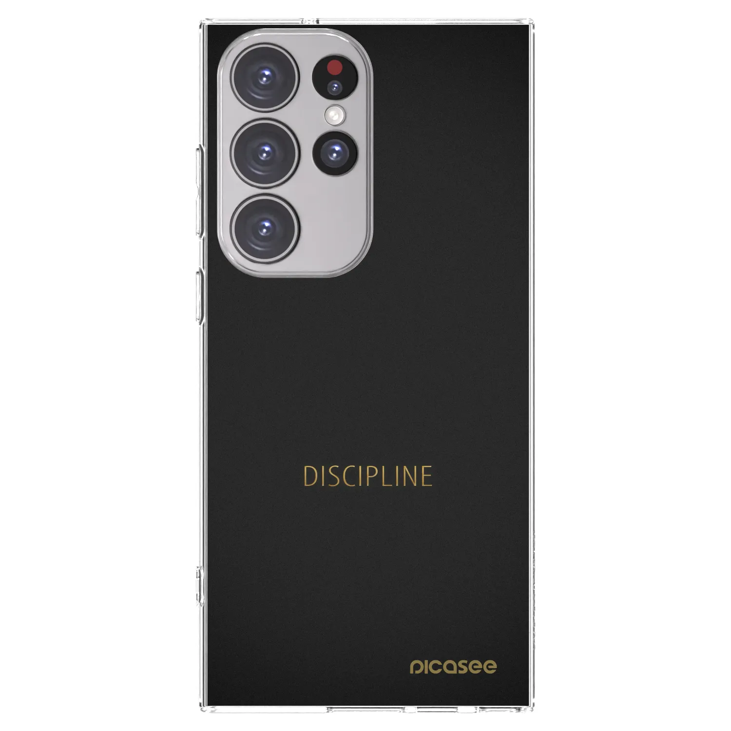 Picasee διαφανής θήκη σιλικόνης Samsung Galaxy S23 Ultra 5G - Discipline
