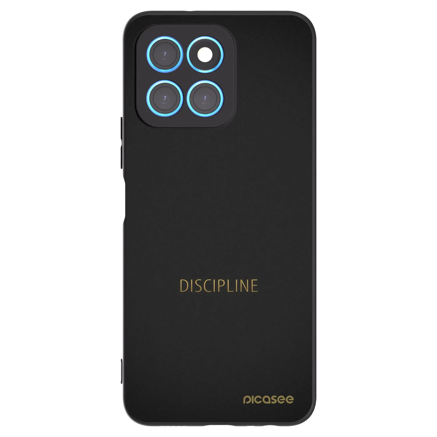 Picasee Μαύρη θήκη σιλικόνης για Honor X6 - Discipline