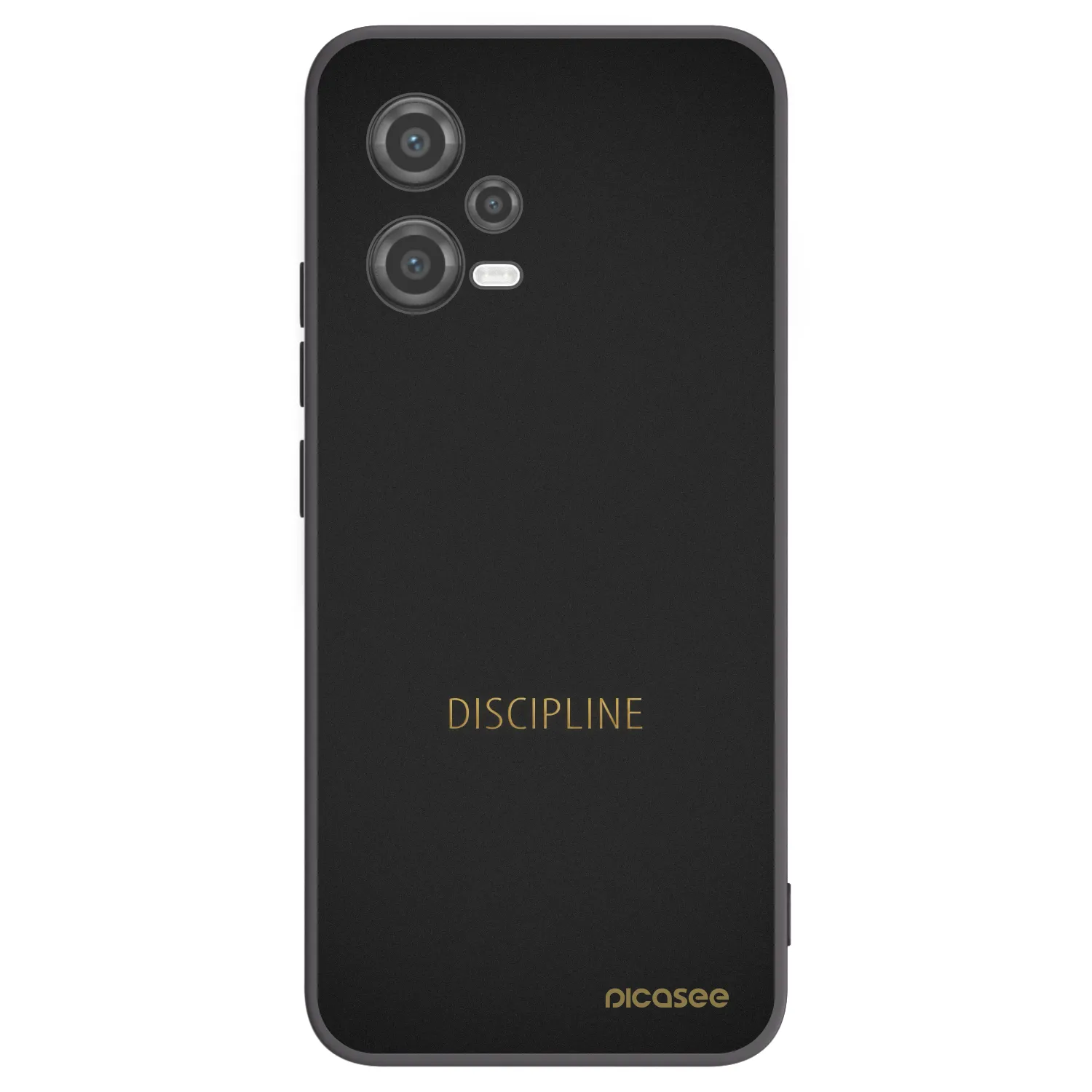 Picasee Μαύρη θήκη σιλικόνης για Xiaomi Poco X5 - Discipline