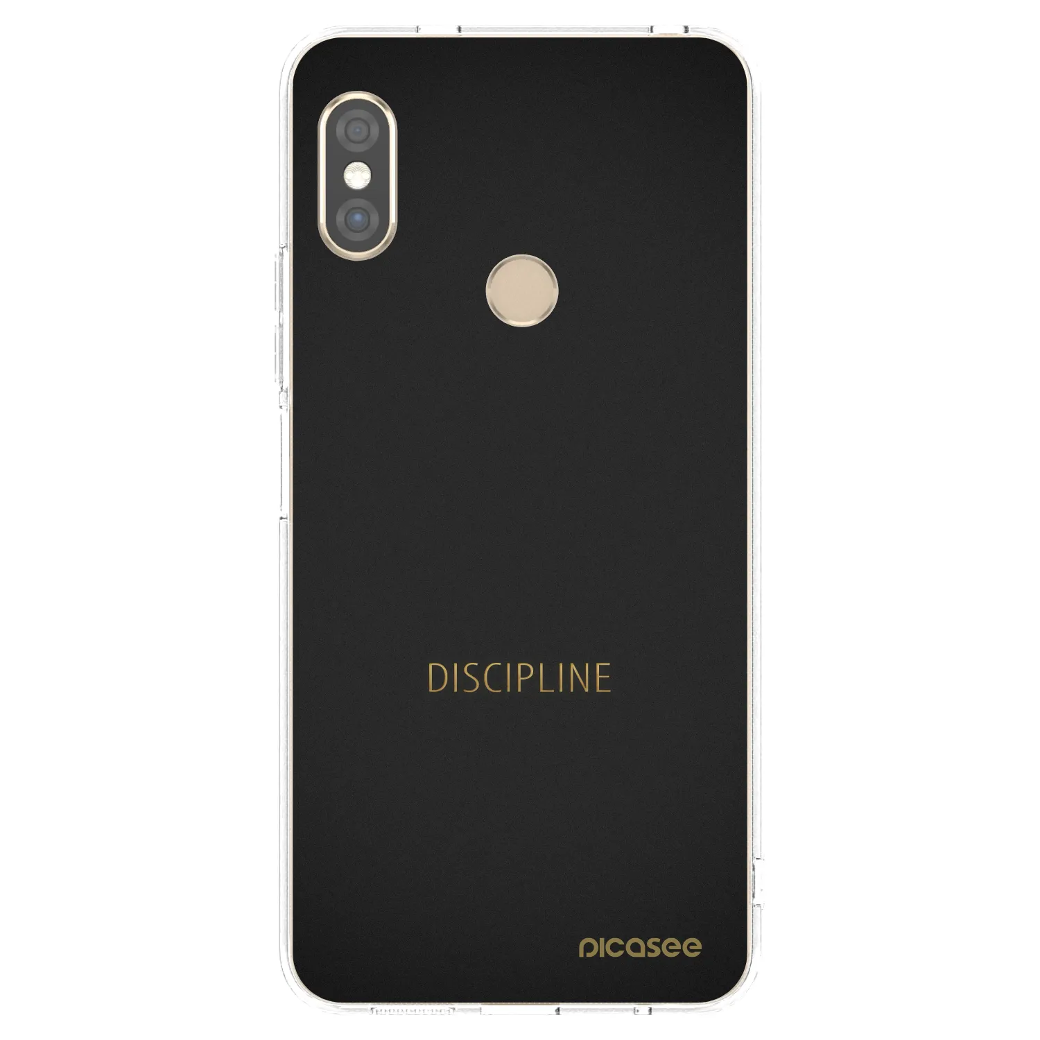 Picasee διαφανής θήκη σιλικόνης Xiaomi Redmi Note 5 Global - Discipline