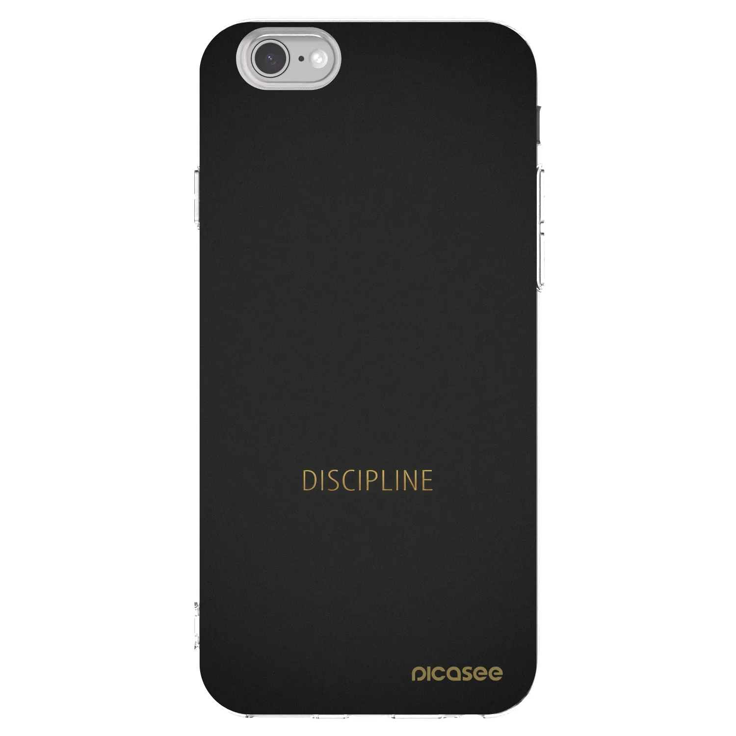 Picasee διαφανής θήκη σιλικόνης Apple iPhone 6/6S - Discipline