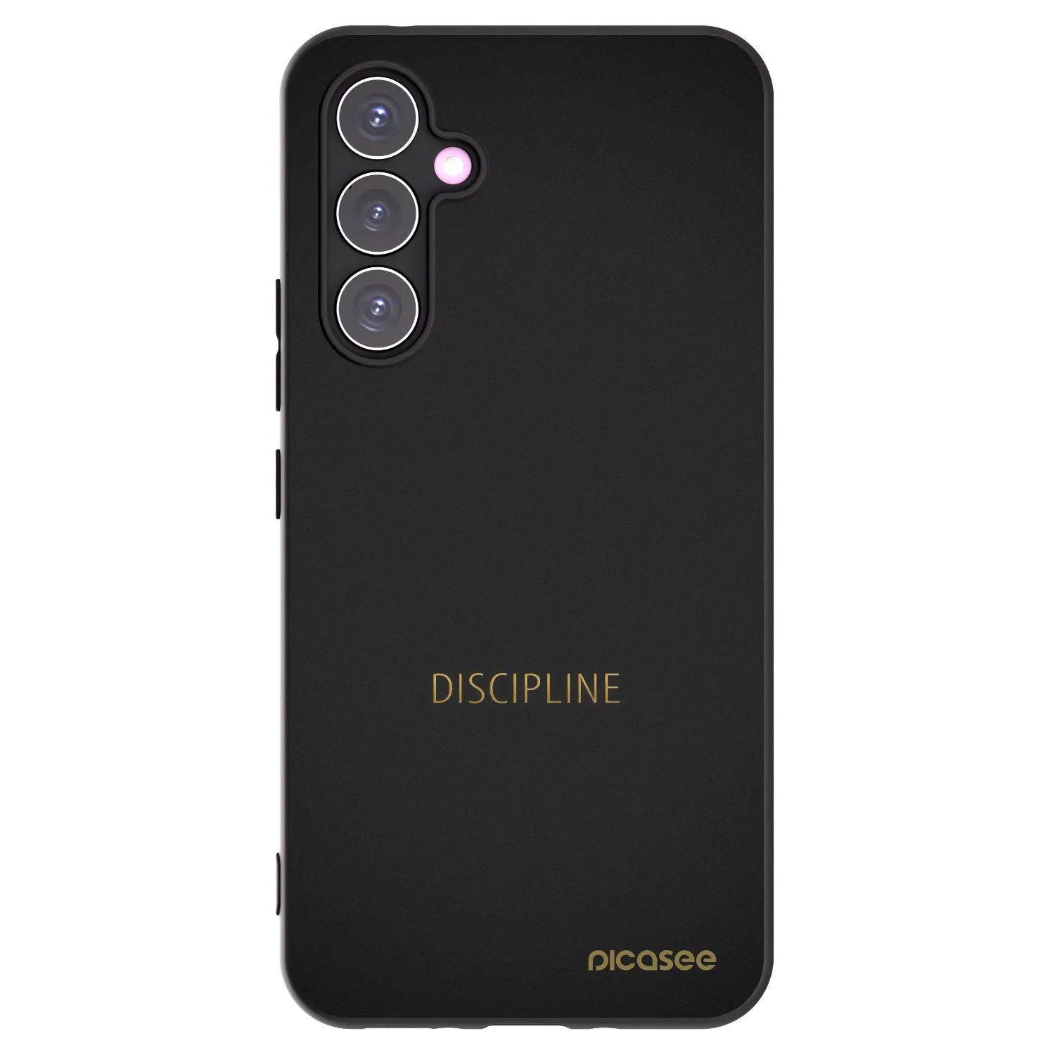 Picasee Μαύρη θήκη σιλικόνης για Samsung Galaxy A54 5G A546B - Discipline