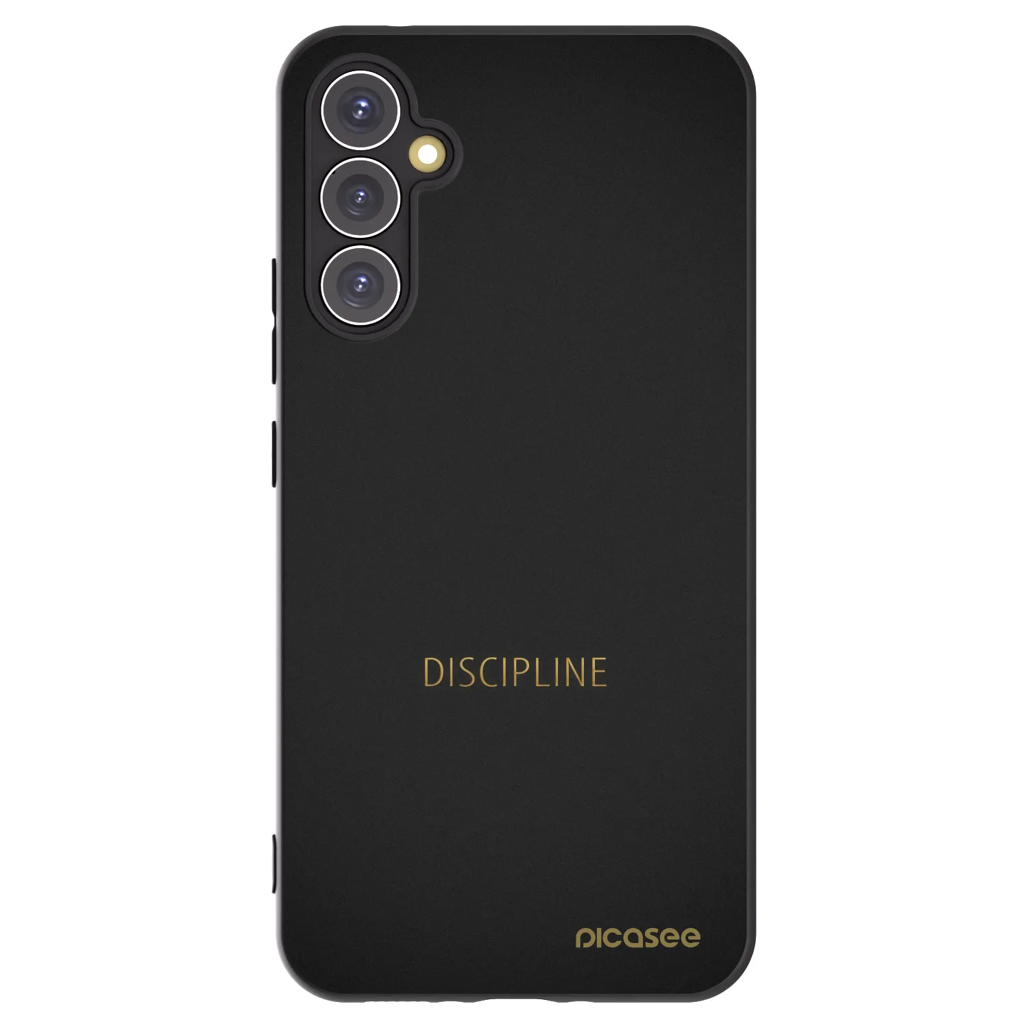Picasee Μαύρη θήκη σιλικόνης για Samsung Galaxy A34 5G A346B - Discipline