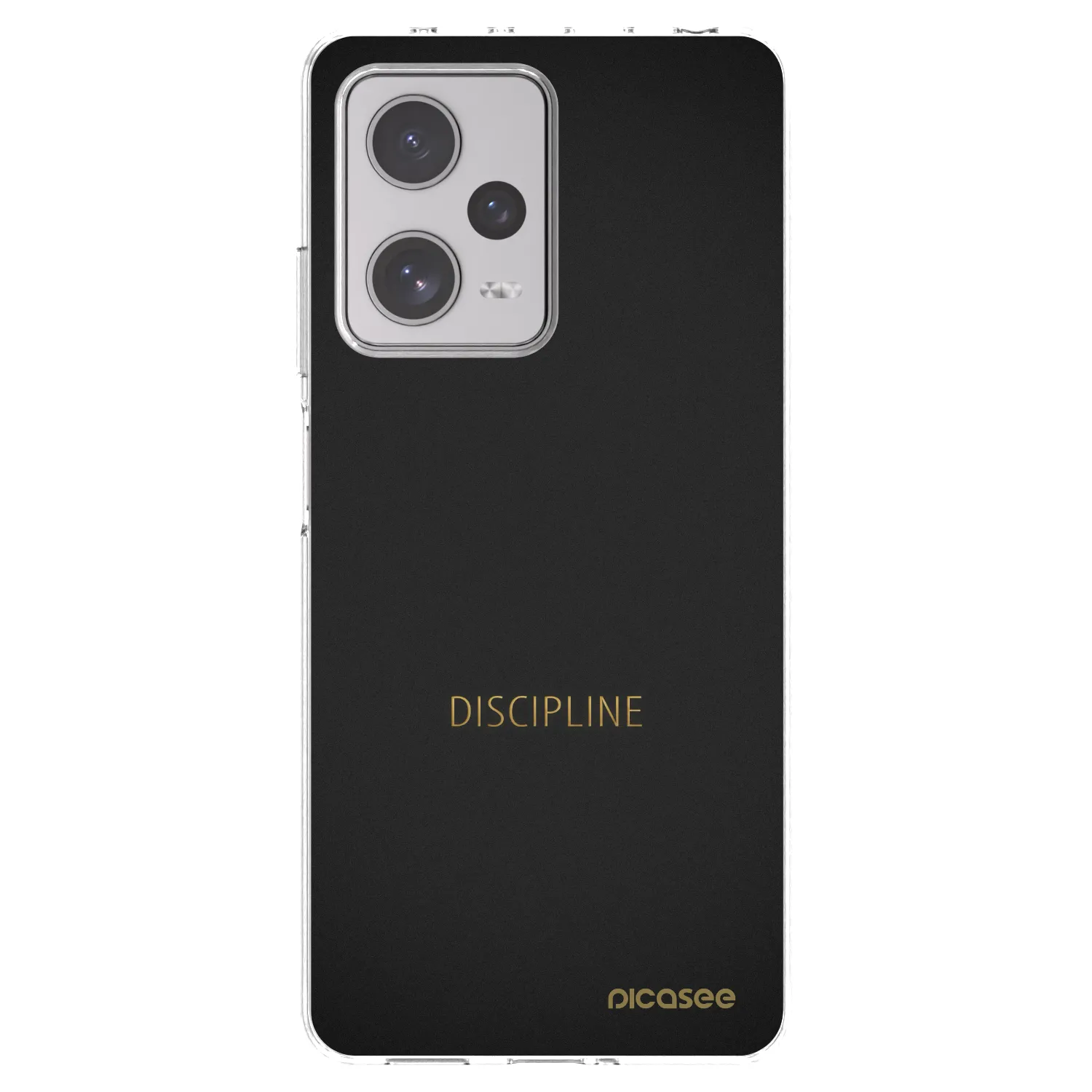 Picasee διαφανής θήκη σιλικόνης Xiaomi Redmi Note 12 Pro+ 5G - Discipline