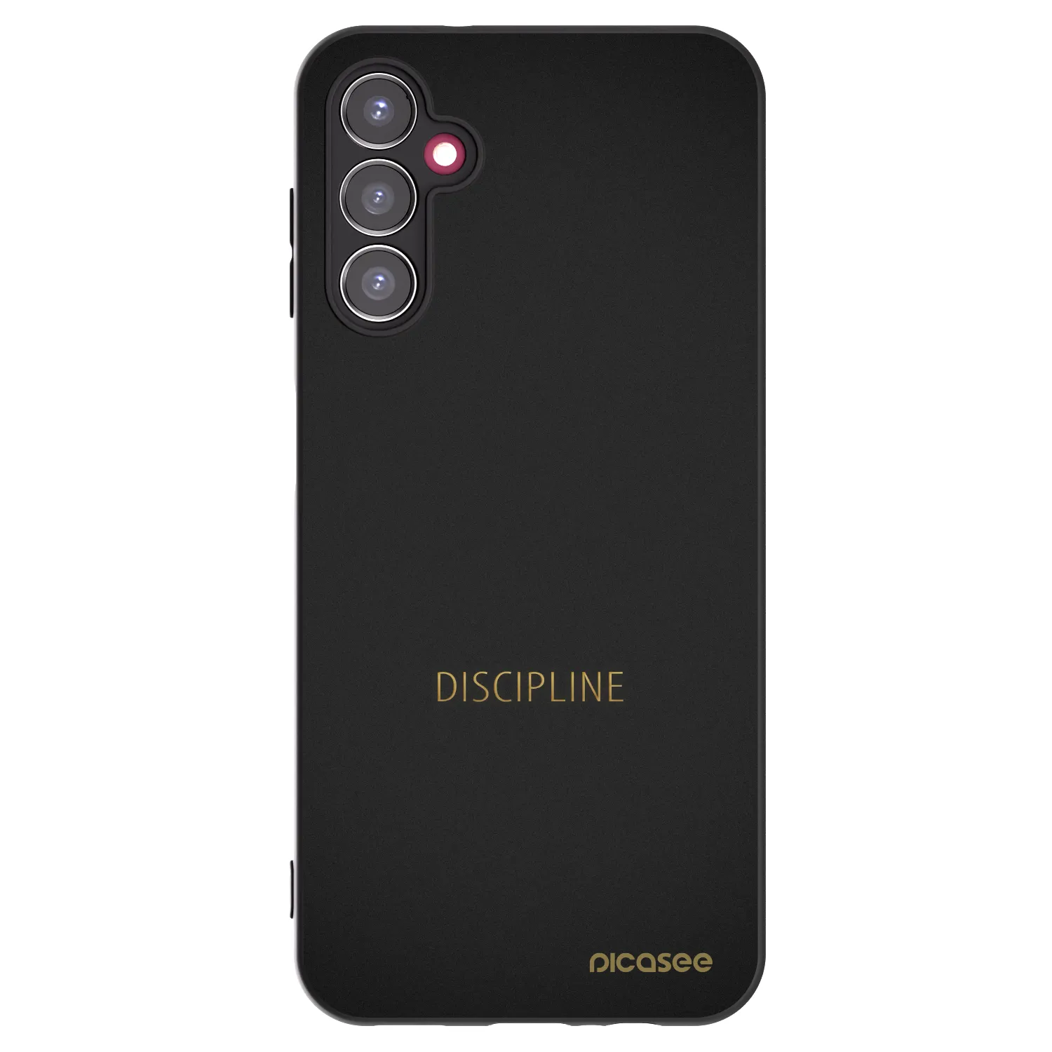 Picasee Μαύρη θήκη σιλικόνης για Samsung Galaxy A14 4G A145R - Discipline