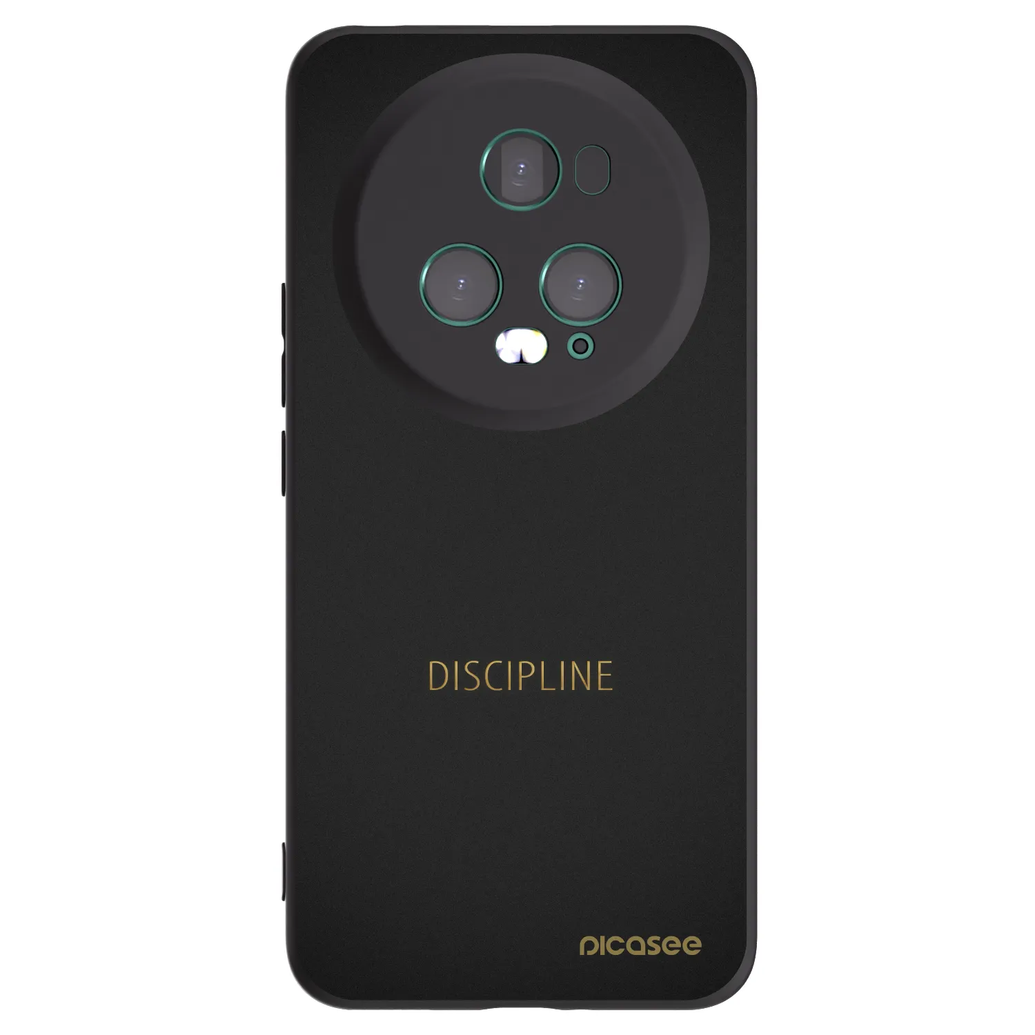 Picasee Μαύρη θήκη σιλικόνης για Honor Magic5 Pro - Discipline
