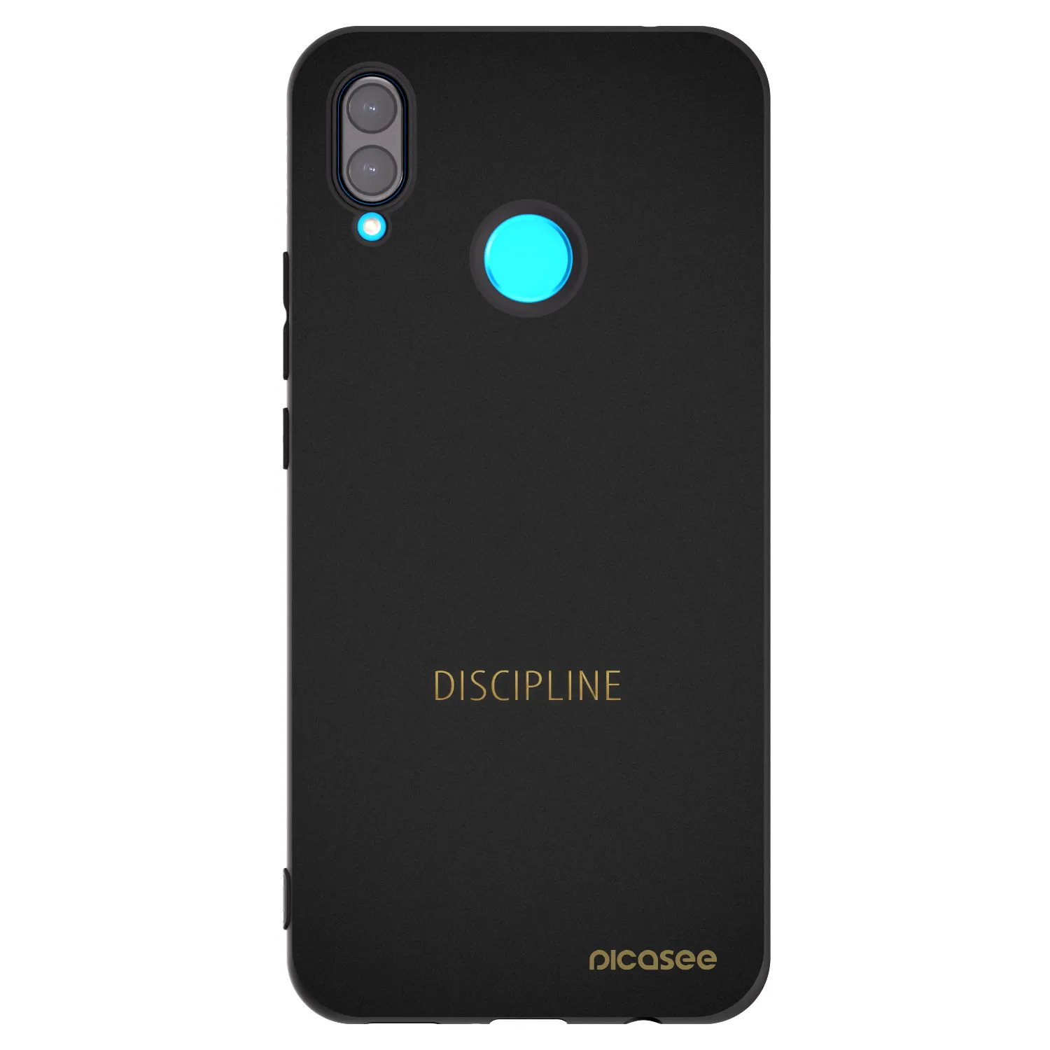 Picasee Μαύρη θήκη σιλικόνης για Huawei Nova 3 - Discipline