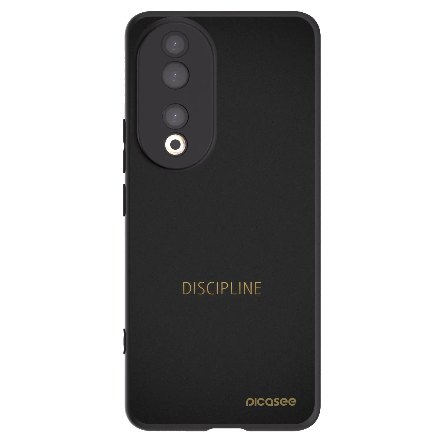 Picasee Μαύρη θήκη σιλικόνης για Honor 90 5G - Discipline