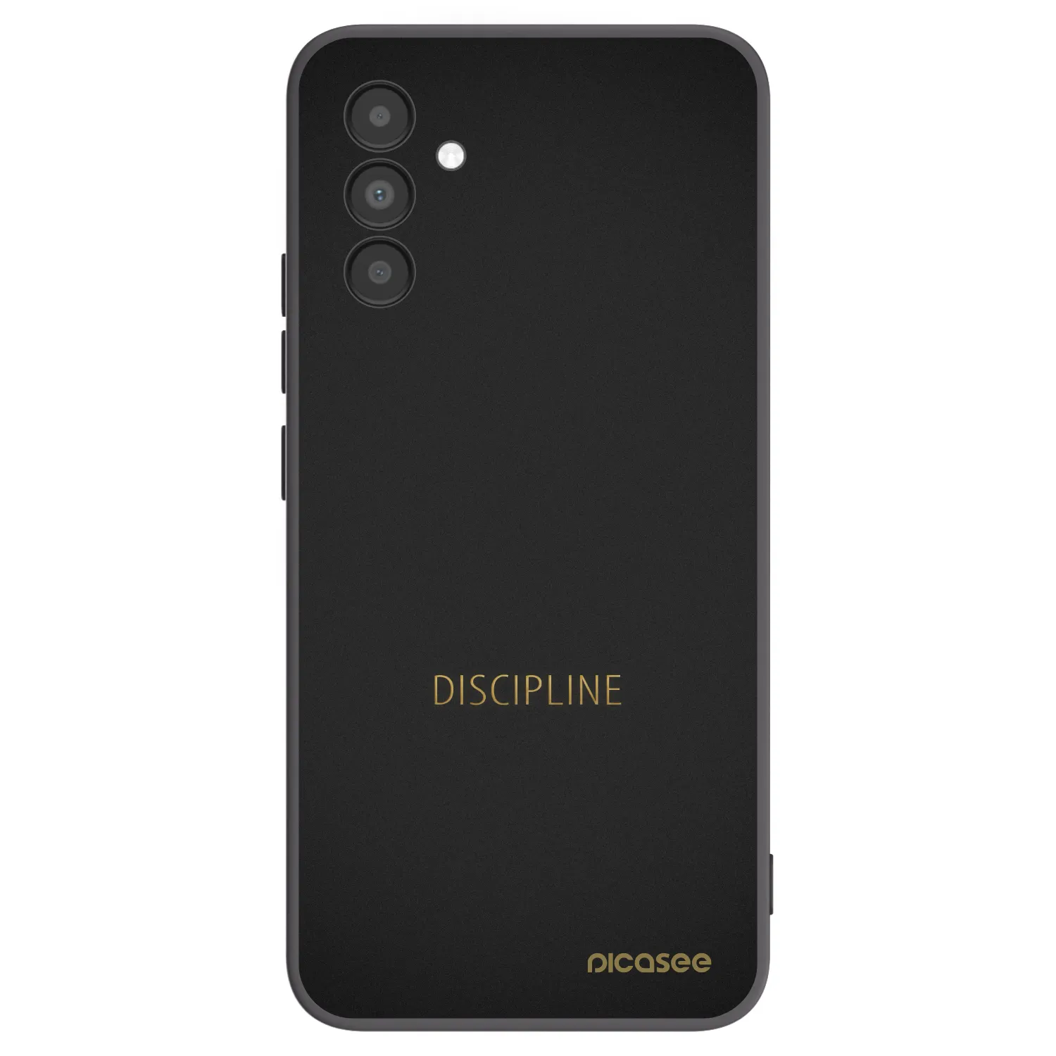 Picasee Μαύρη θήκη σιλικόνης για Samsung Galaxy A04s A047F - Discipline